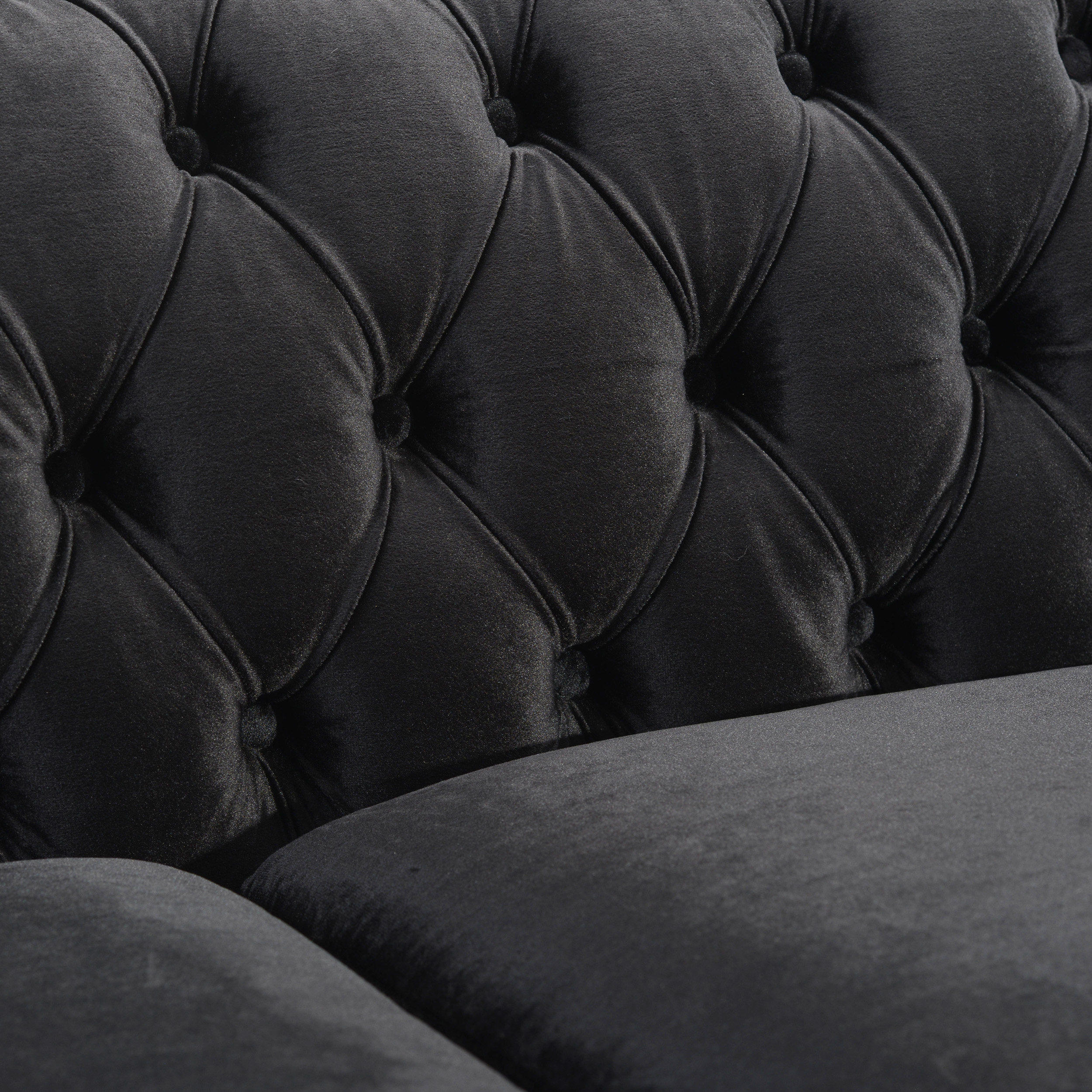 Zyiere Tufted Chesterfield 3 Seater Sofa - furnishings