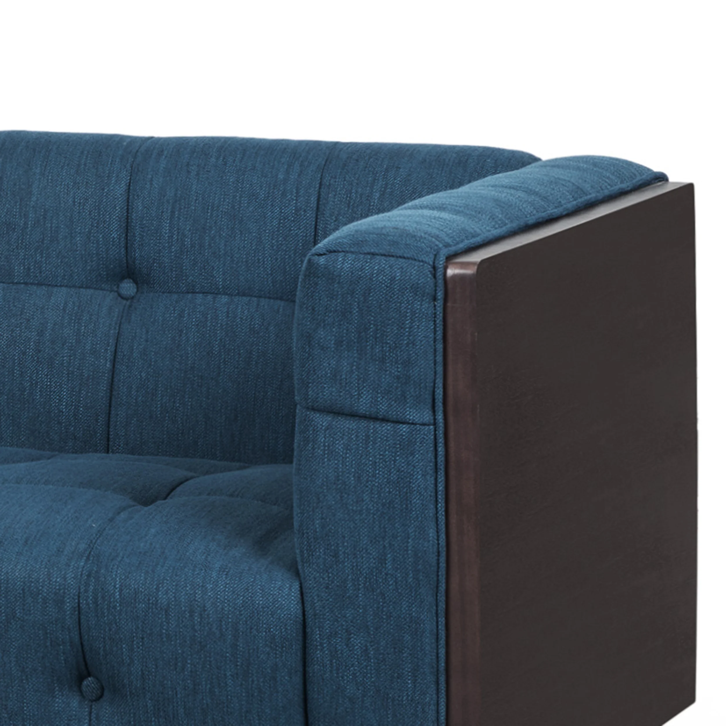 Warnock Mid-Century Modern Fabric Tufted Sectional Sofa Set - furnishings