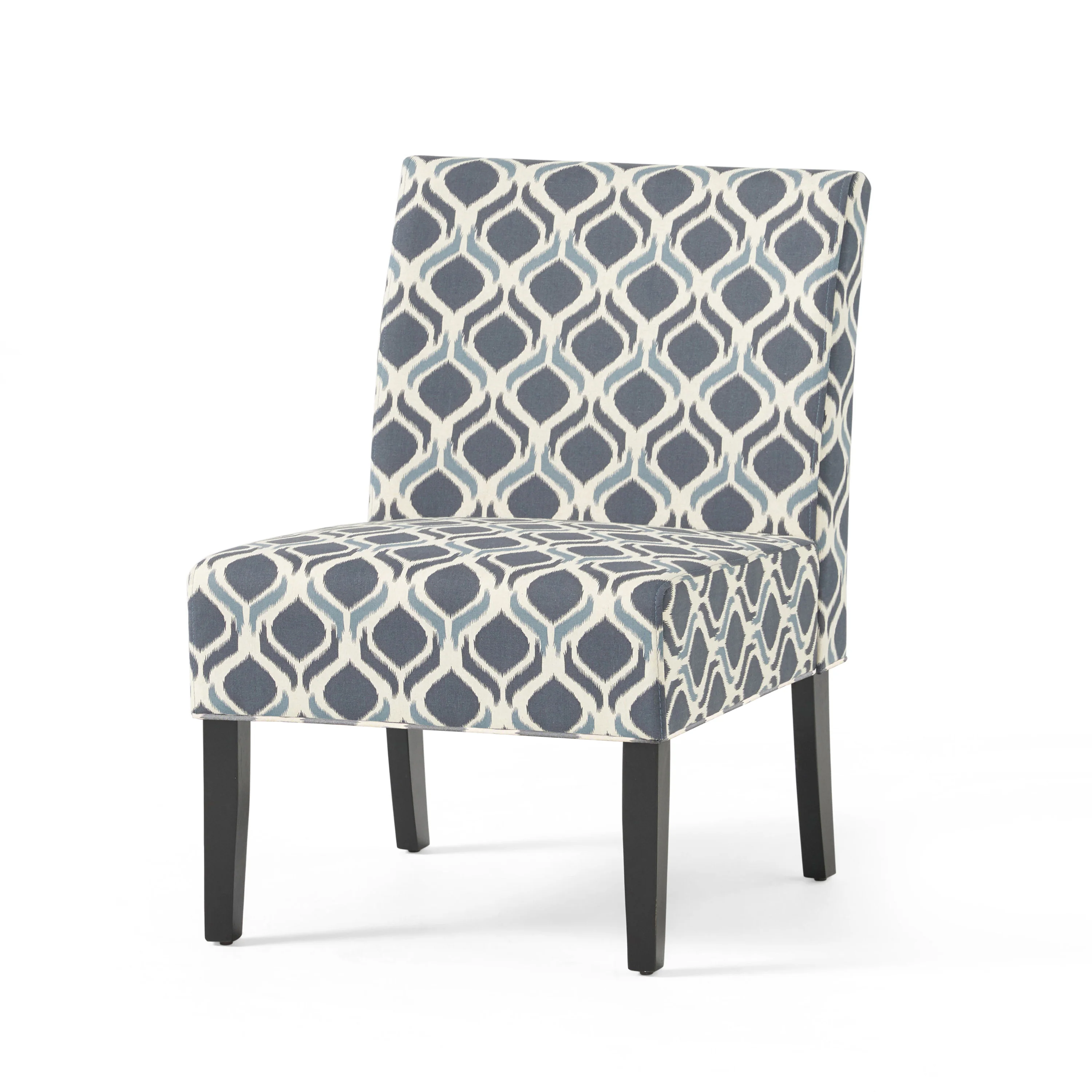 Kalee Contemporary Fabric Slipper Accent Chair - furnishings