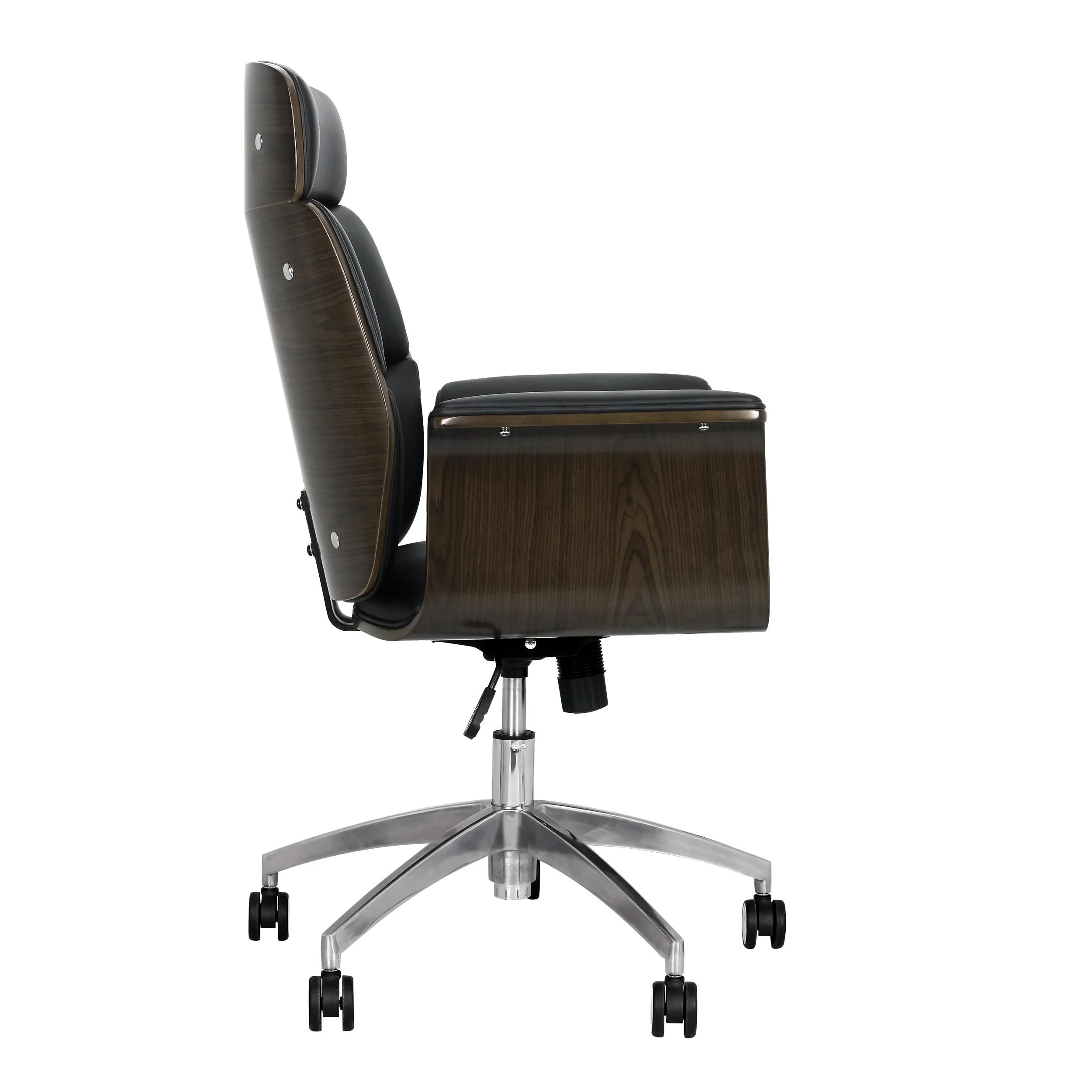 Aleigha Mid-Century Modern Swivel Office Chair - furnishings