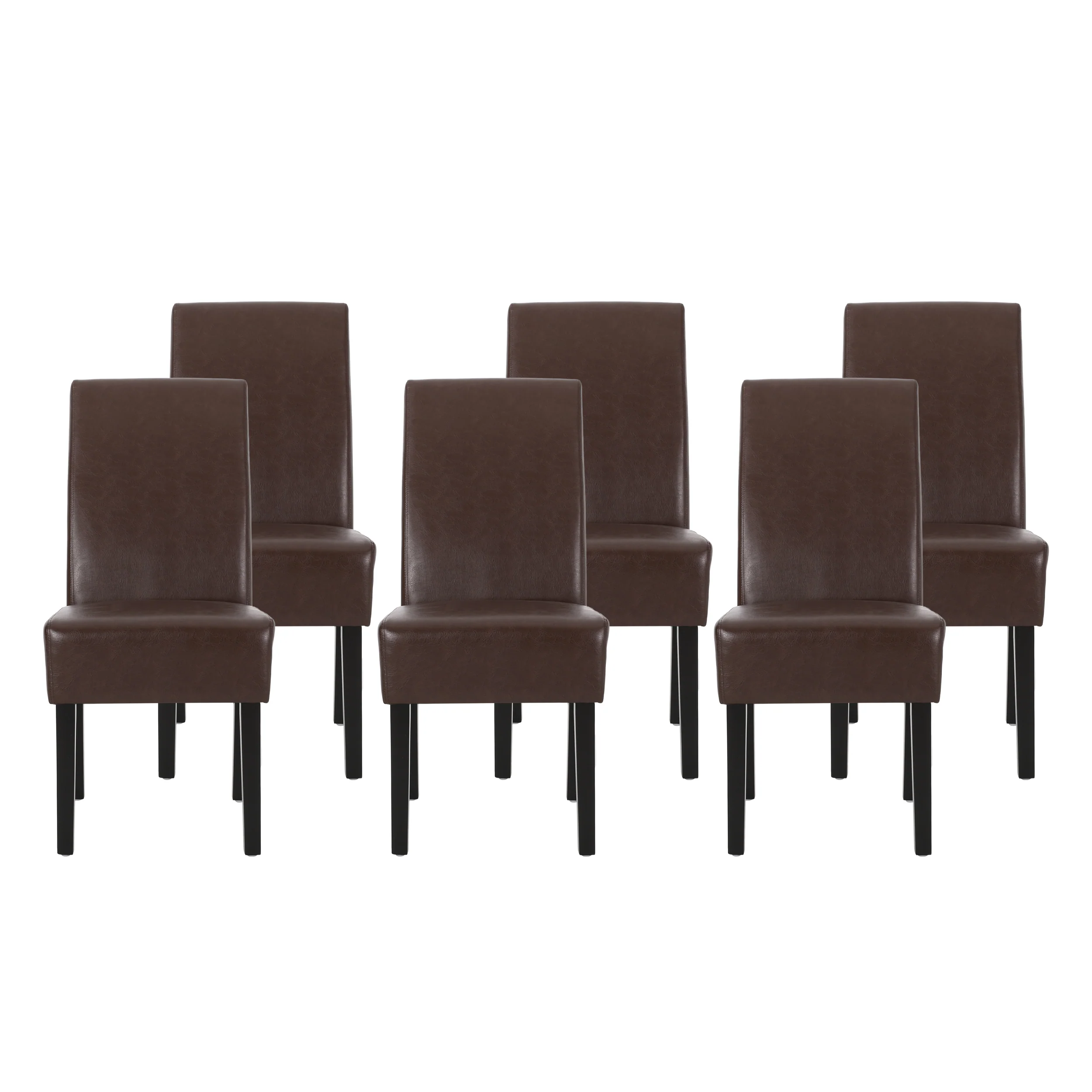Thurber Contemporary Upholstered Dining Chairs, Set of 6 - furnishings