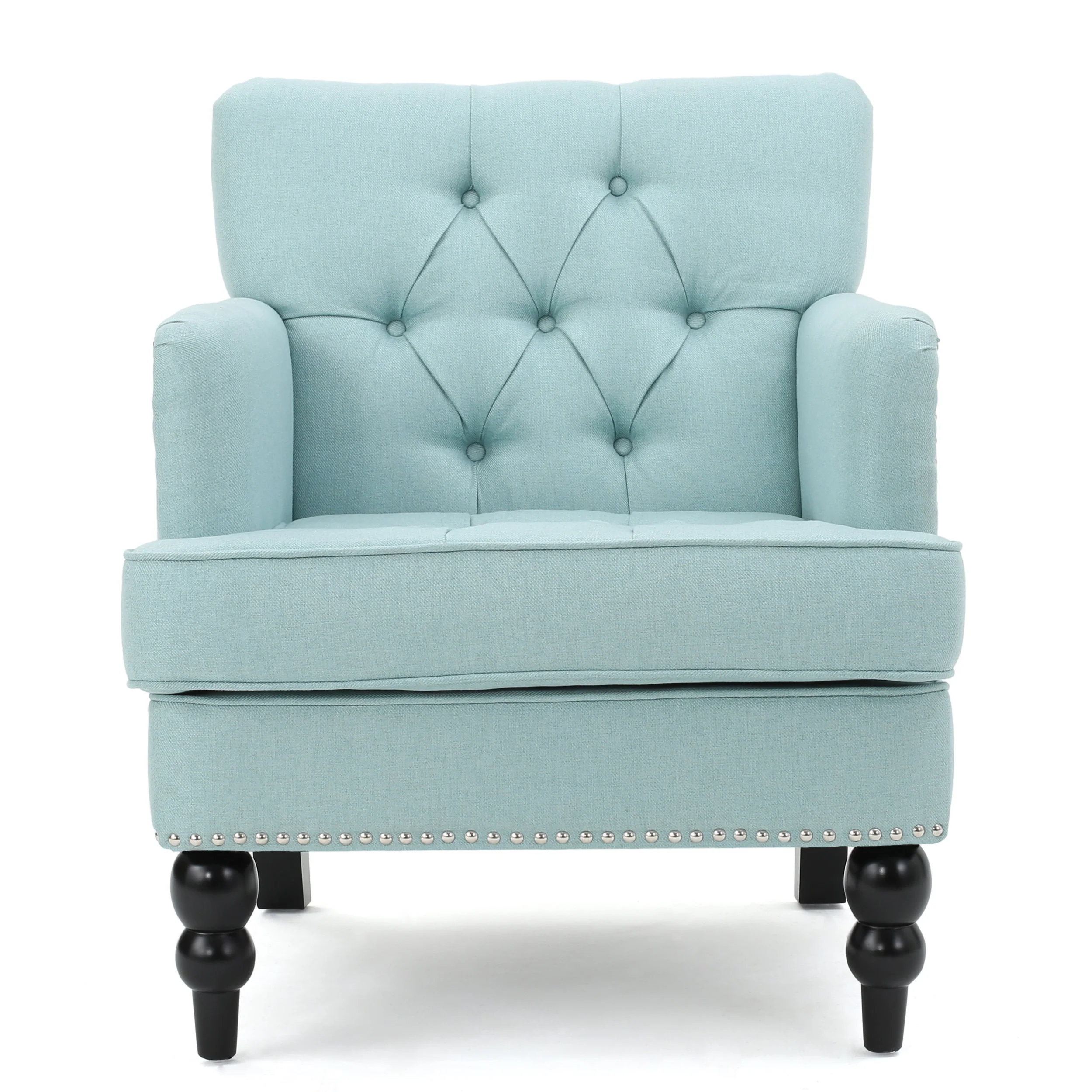 Madene Tufted Back Fabric Club Chair - furnishings