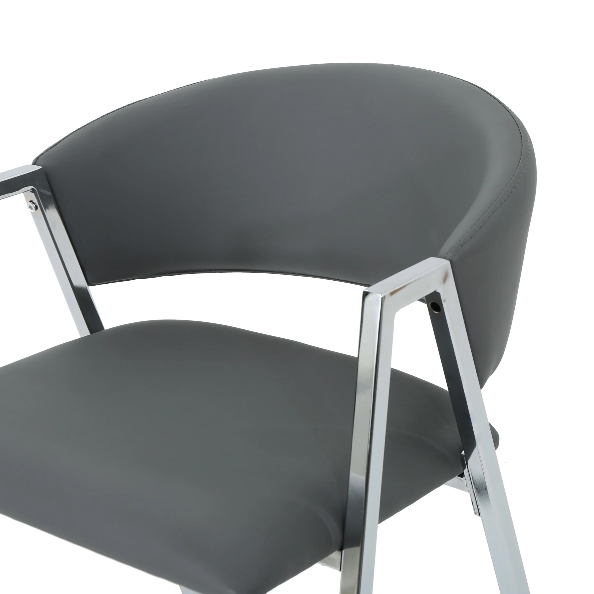 Emily Modern Leather 28.25 Inch Barstool (Set of 2) - furnishings