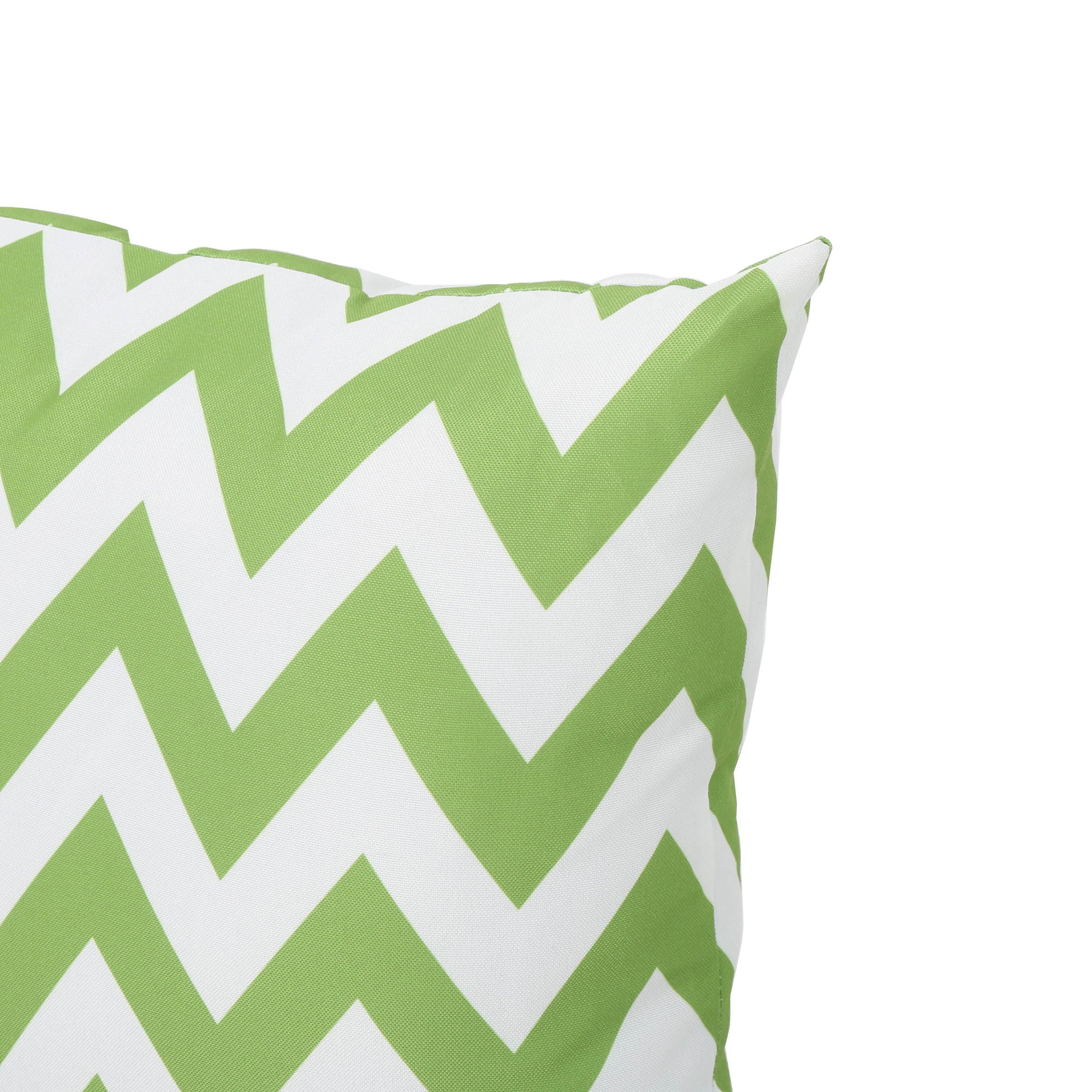 Ernest Indoor Zig Zag Striped Water Resistant Square Throw Pillow - furnishings