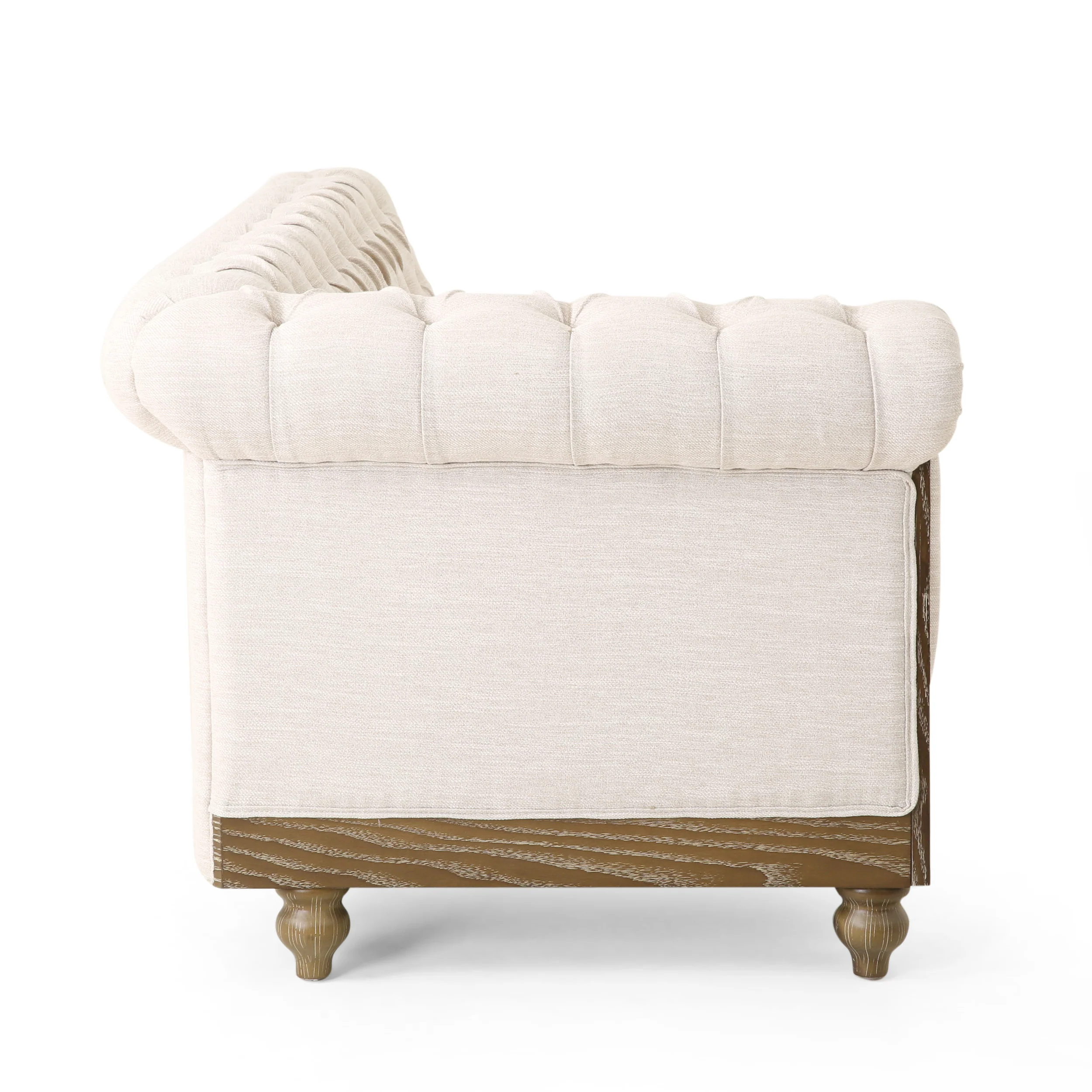 Kinzie Chesterfield Tufted 7 Seater Sectional Sofa with Nailhead Trim - furnishings