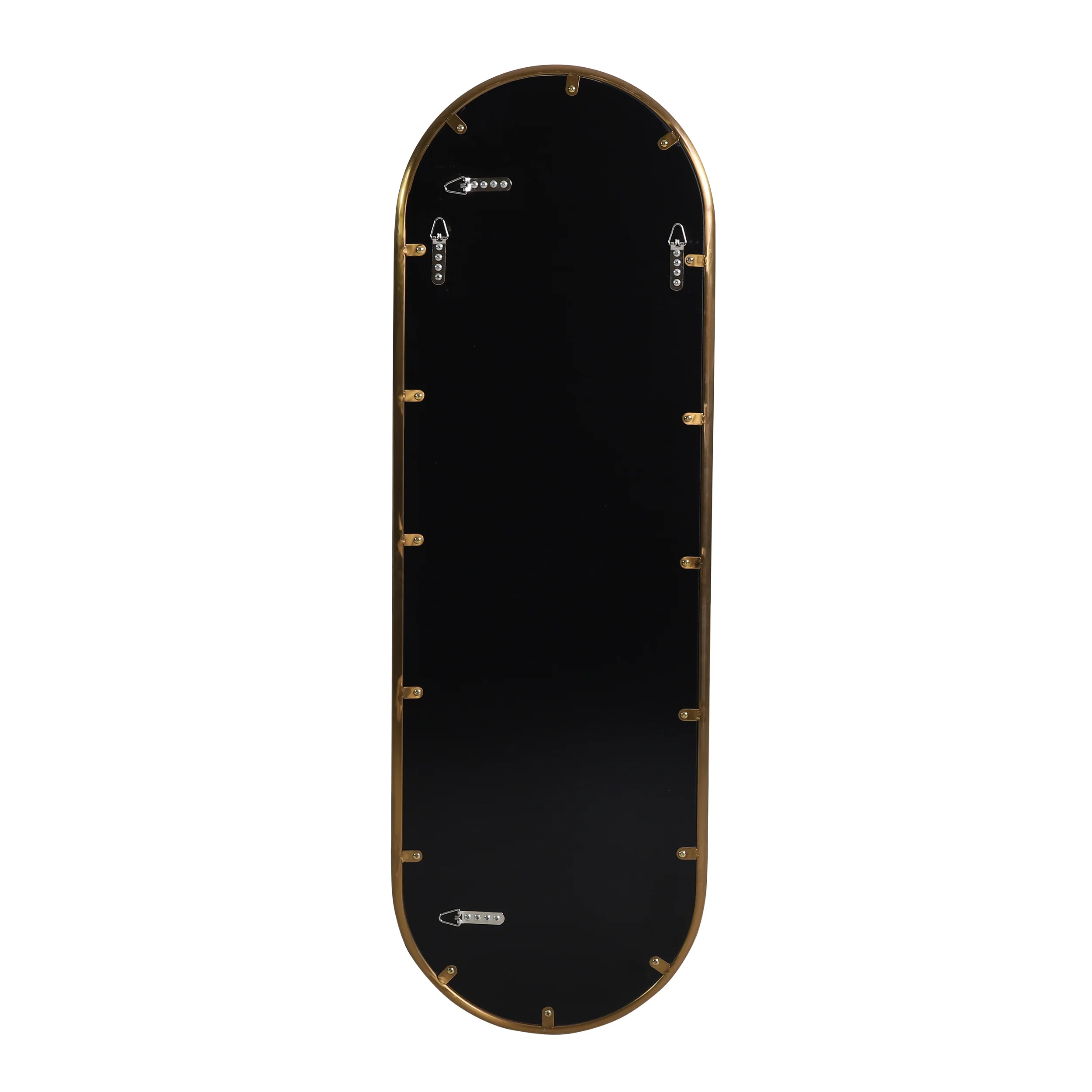 Smythe Contemporary Oval Wall Mirror - furnishings