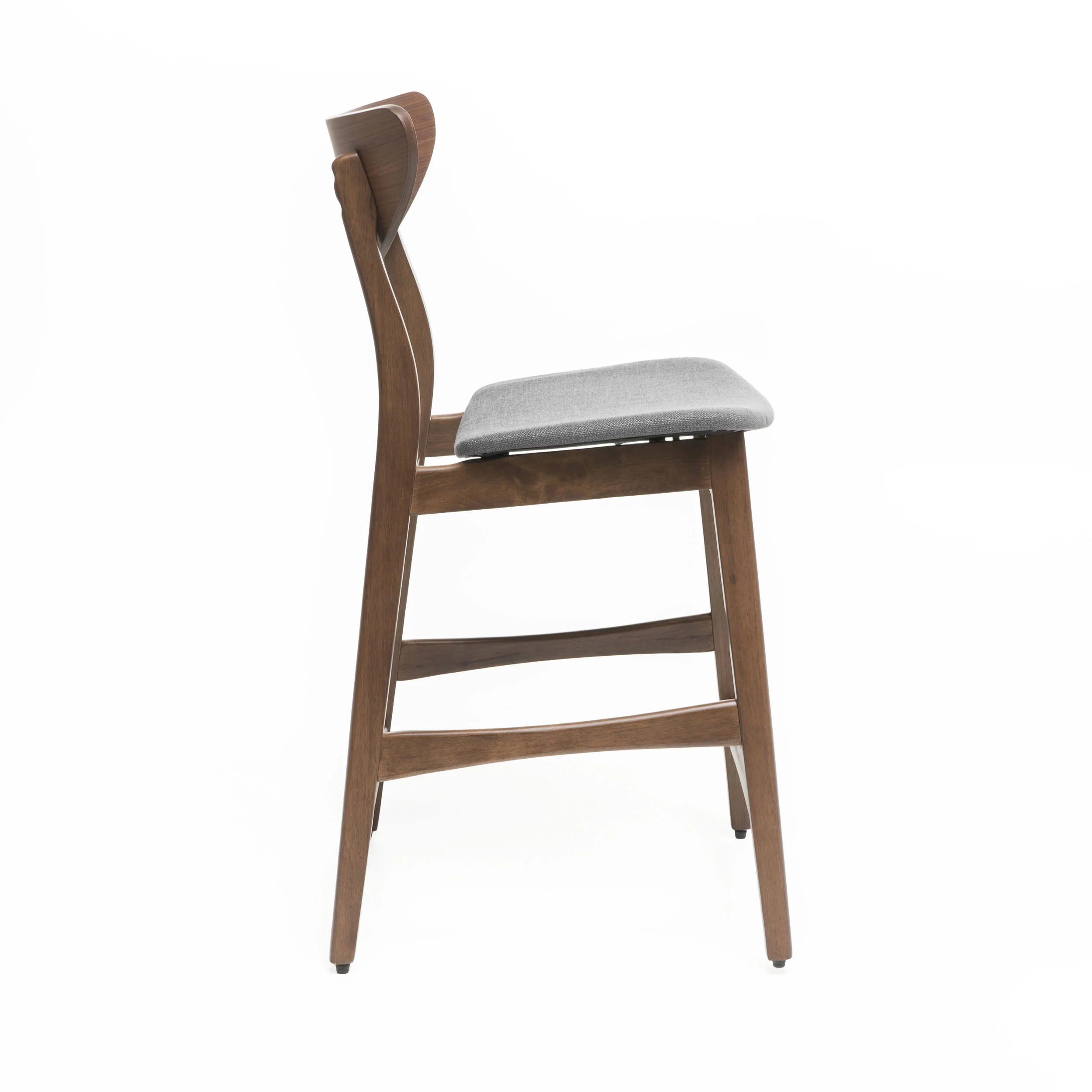 Helen Dark Fabric/ Wood Finish Counter Height Dining Set - furnishings