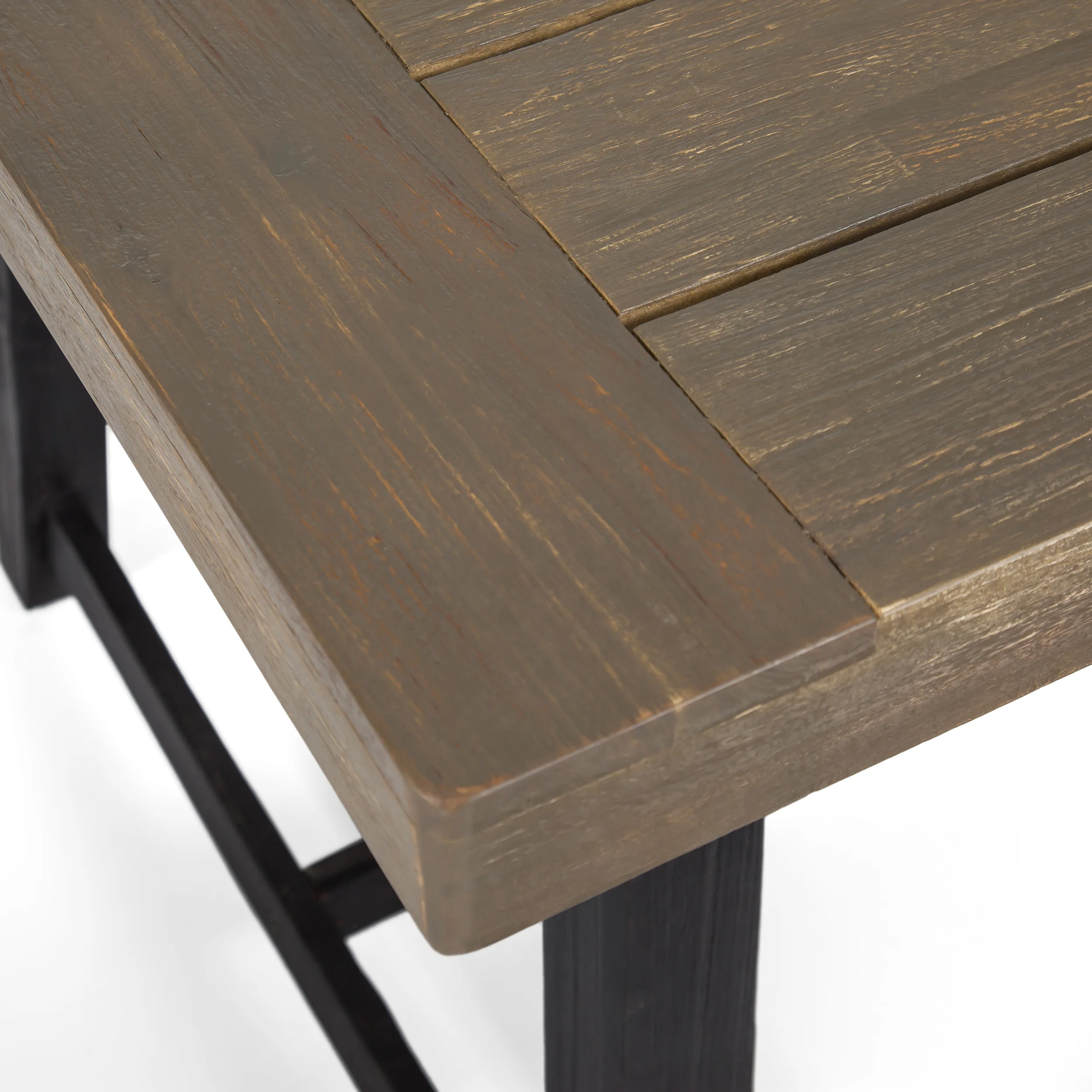 Toby Outdoor Acacia Wood Bench - furnishings