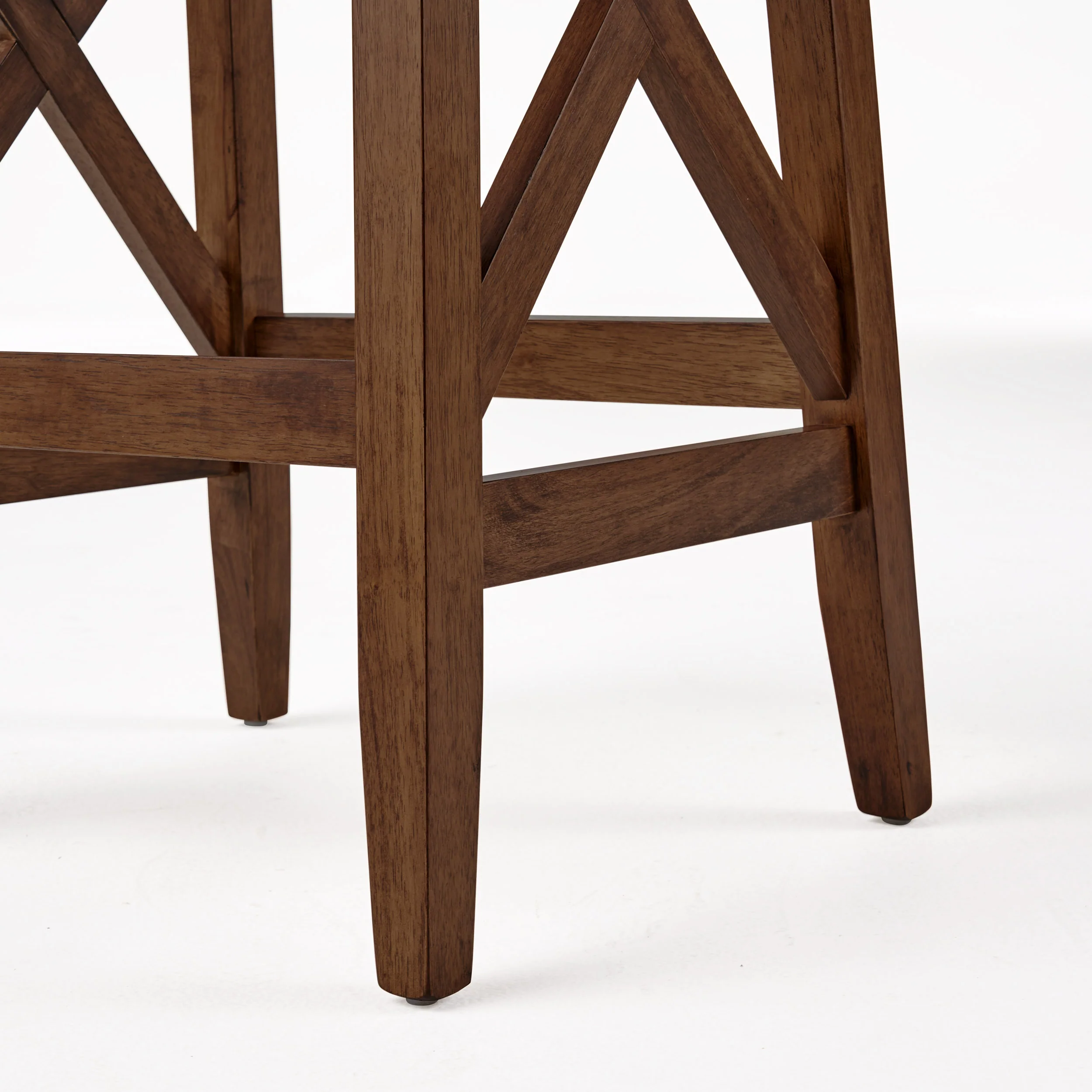 Candice Contemporary Farmhouse Wooden Barstools (Set of 2) - furnishings