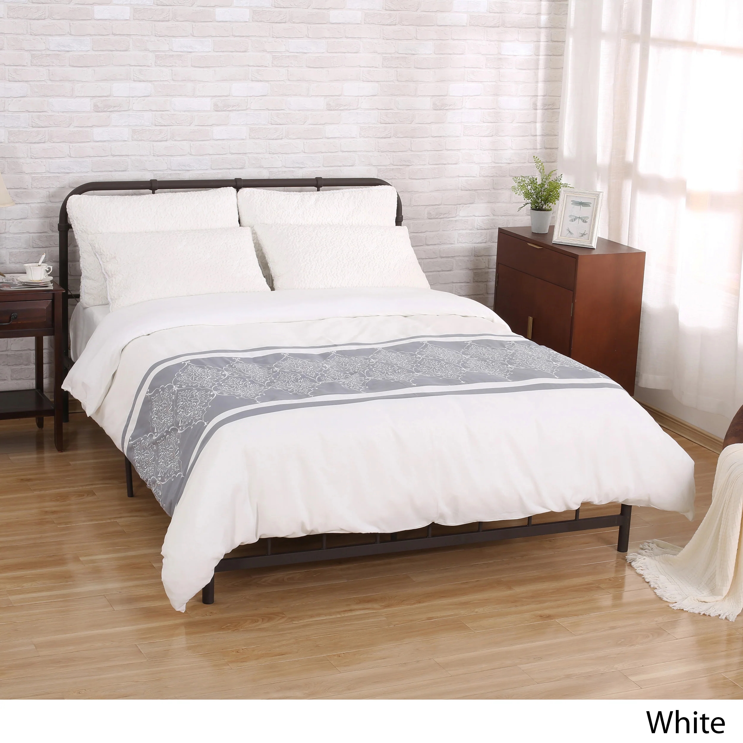 Viviana Queen Size Fabric Duvet Cover - furnishings