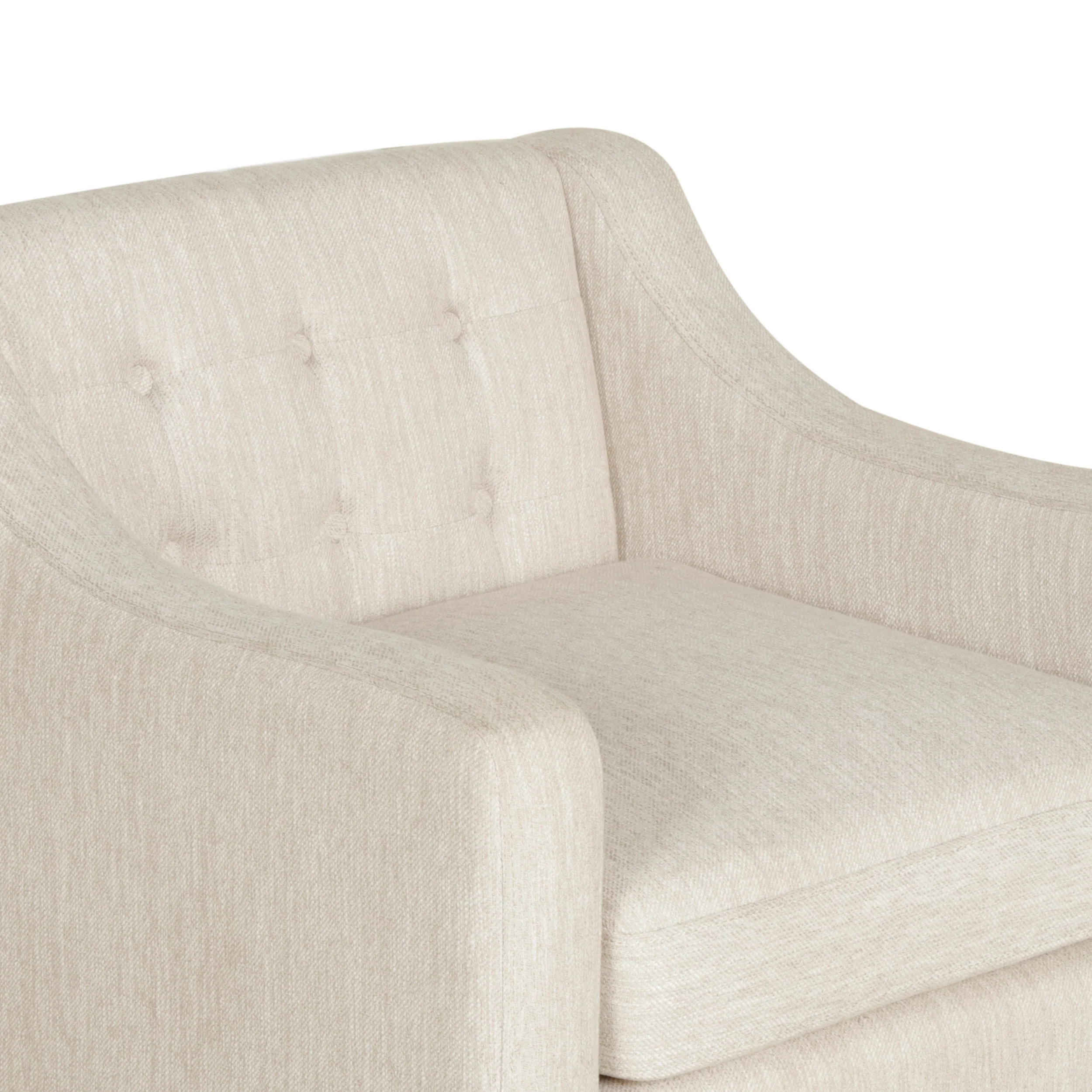 Aragon Contemporary Fabric Tufted Accent Chair - furnishings