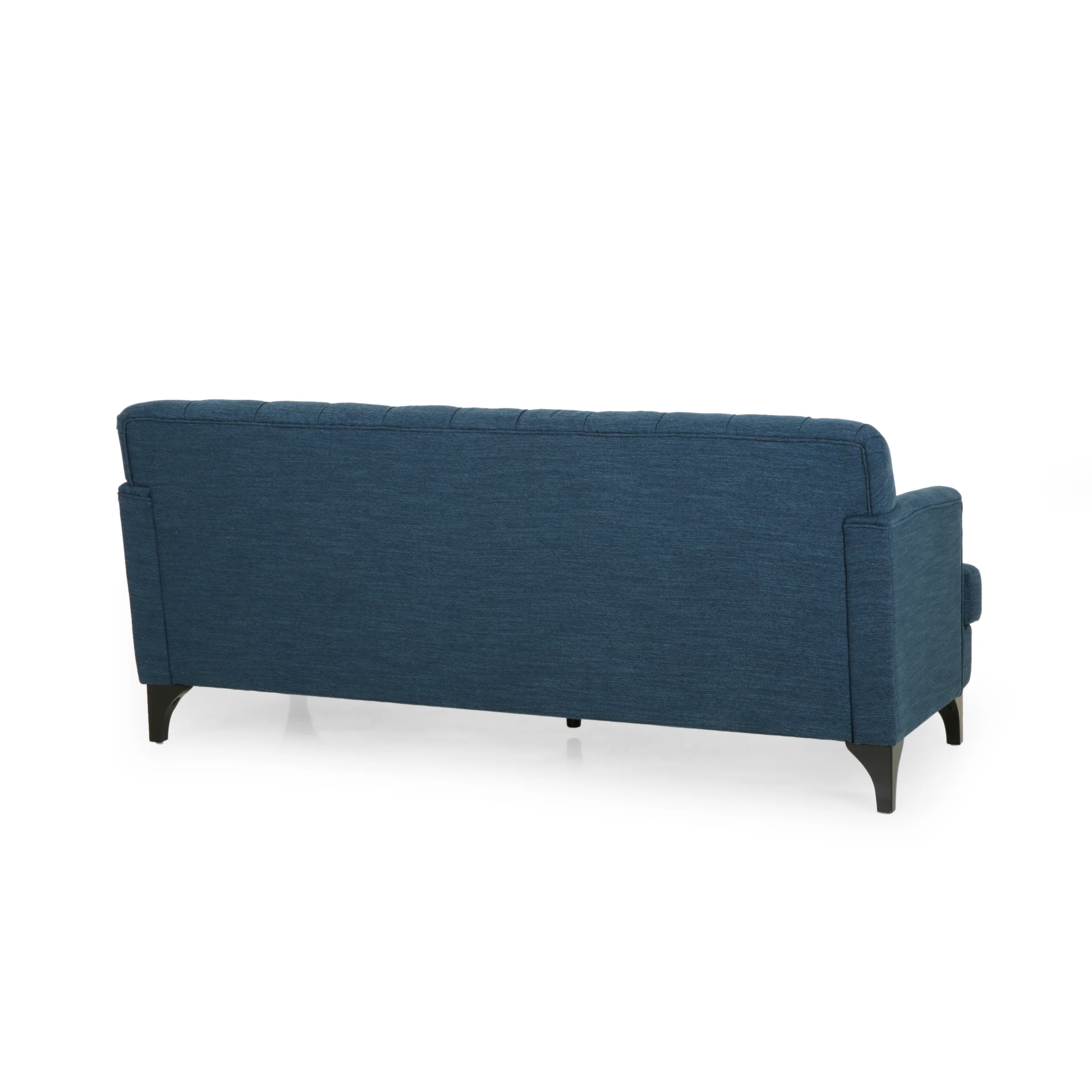 Maysin Contemporary Tufted Fabric 3 Seater Sofa - furnishings