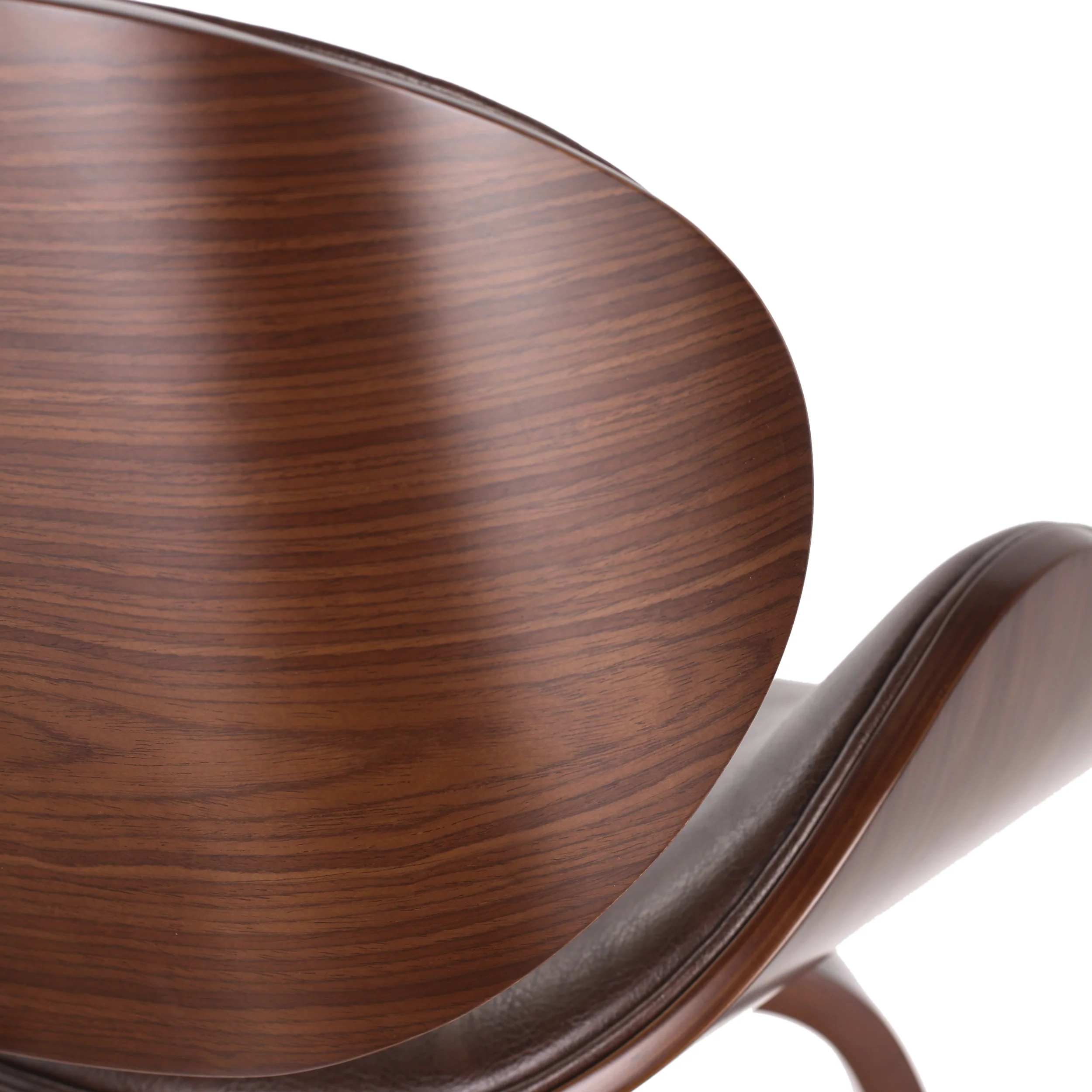 Candler Mid-Century Modern Upholstered Swivel Barstool - furnishings