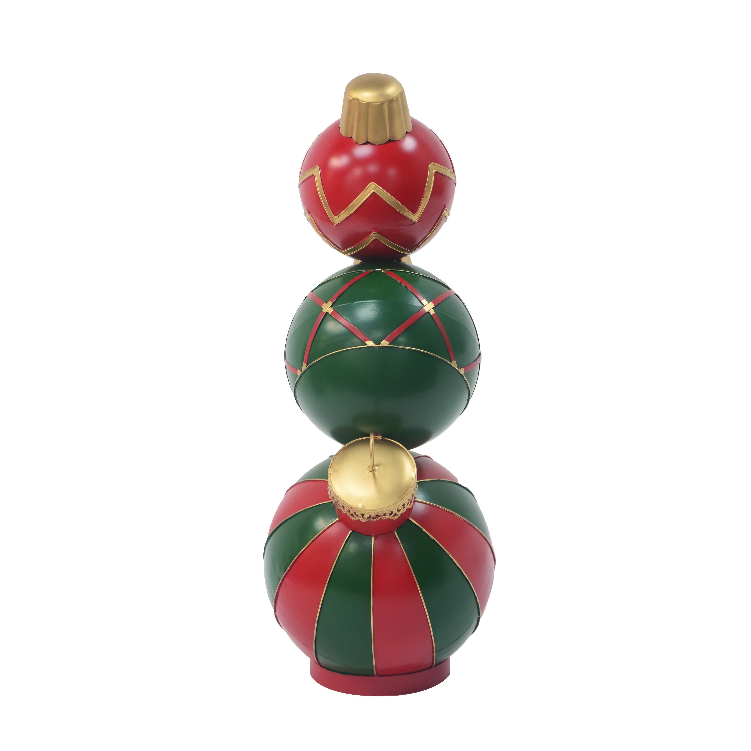TwinkleTidings Classic Stacked Christmas Ball Decoration - furnishings