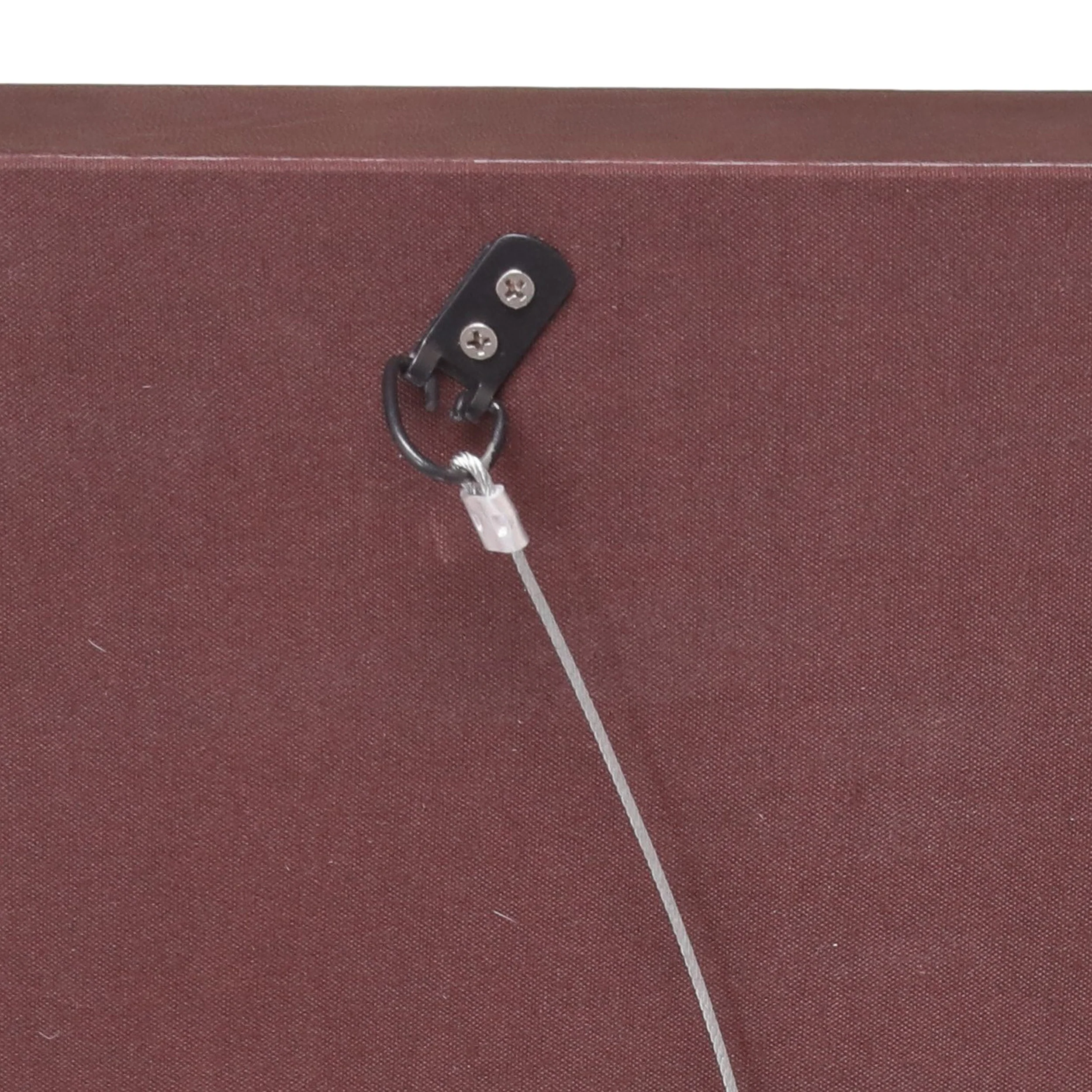 Connesena Handcrafted Boho Leather Square Wall Mirror - furnishings