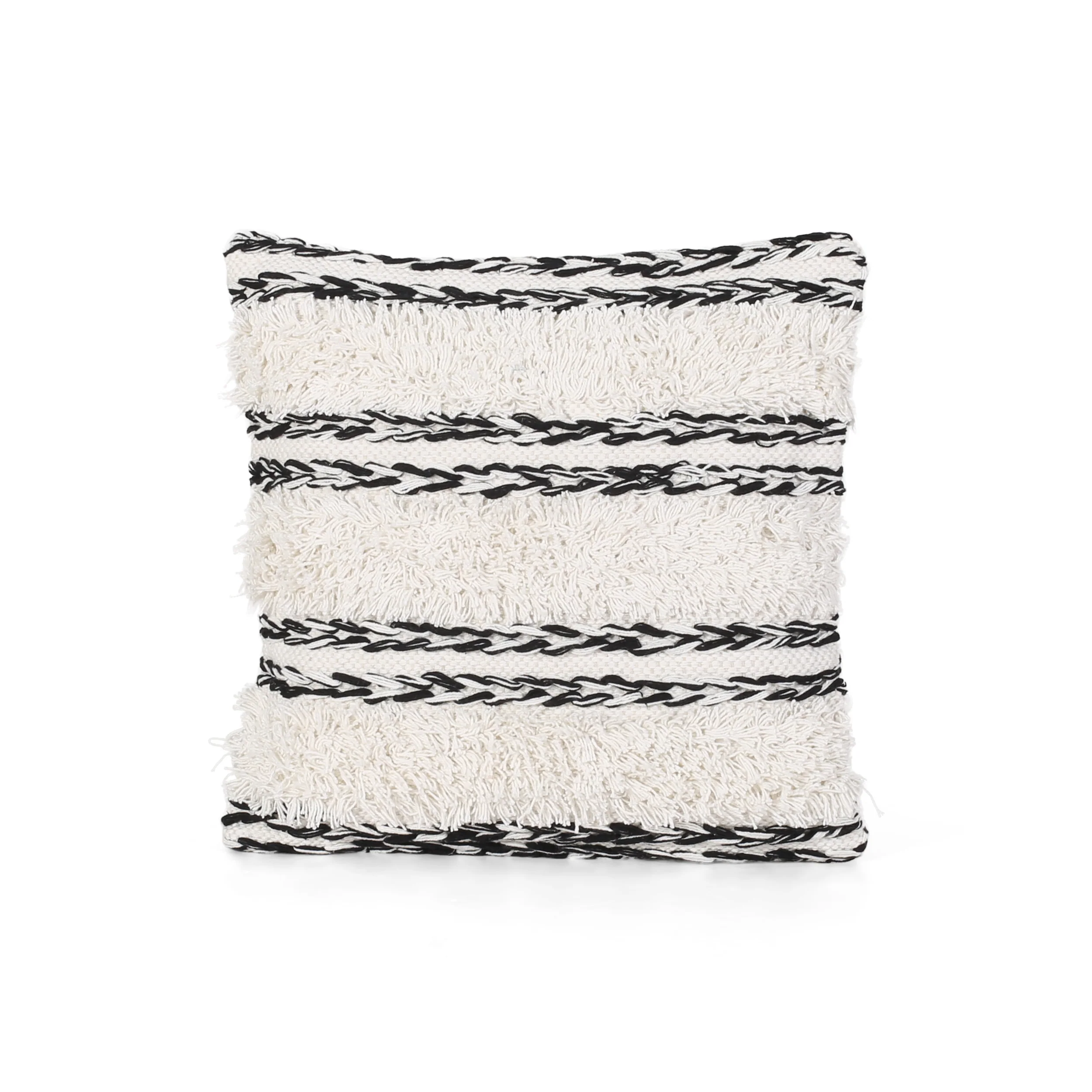 Emoni Boho Cotton Throw Pillow - furnishings