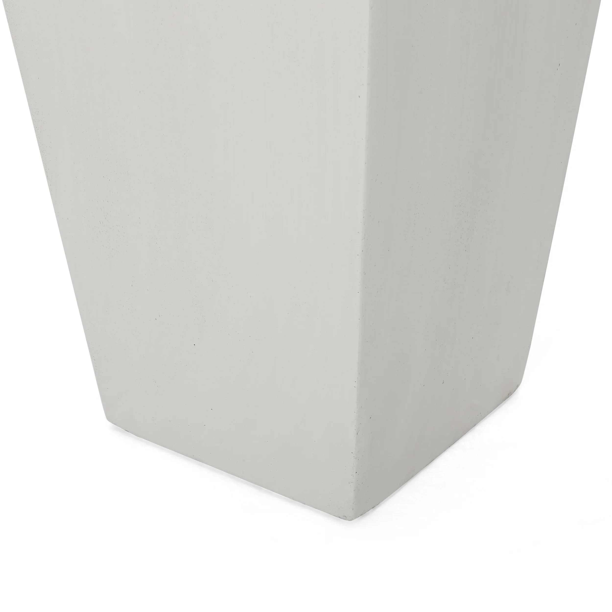 Fardeen Outdoor Modern Large and Medium Cast Stone Planter Set - furnishings