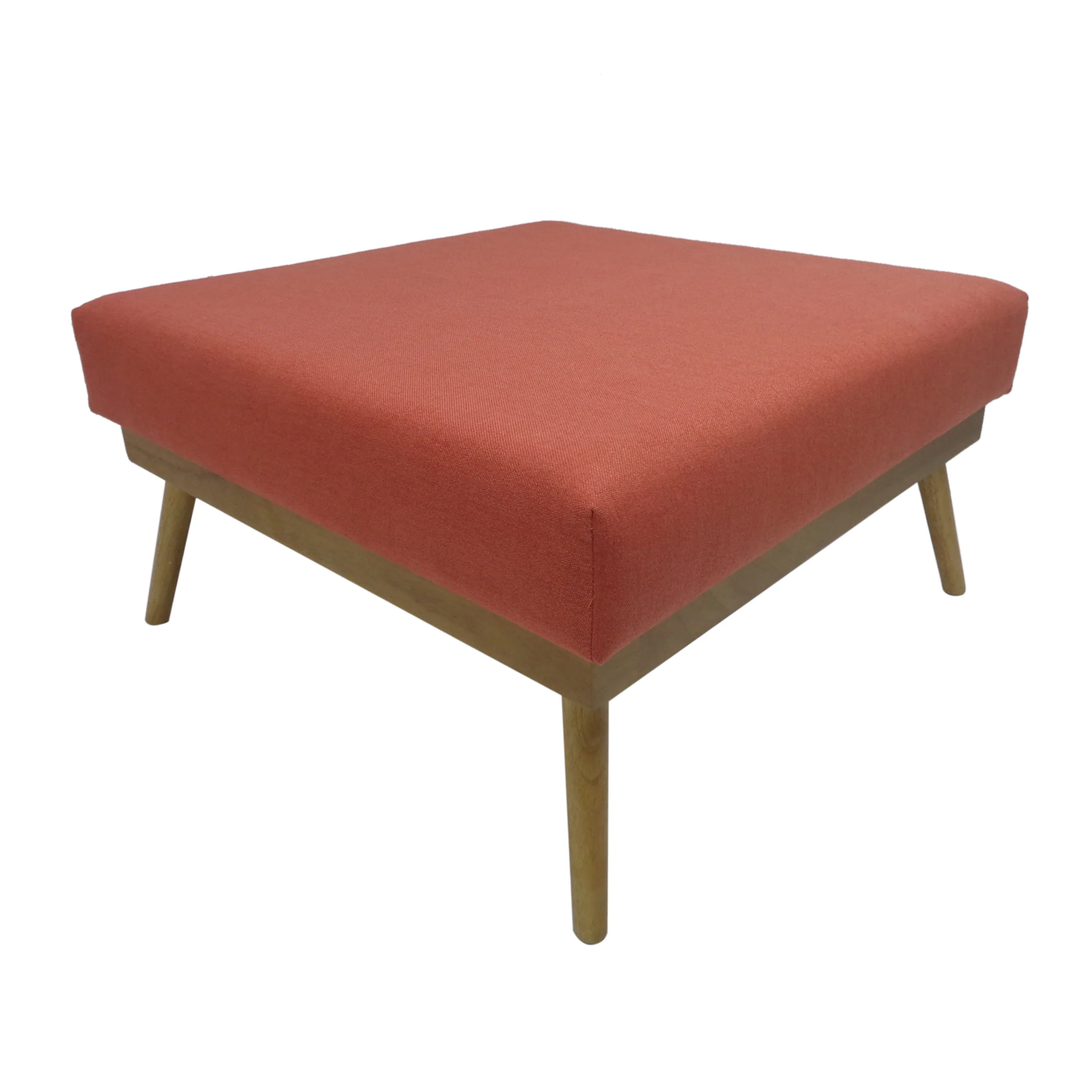 Merced Mid Century Fabric Ottoman - furnishings