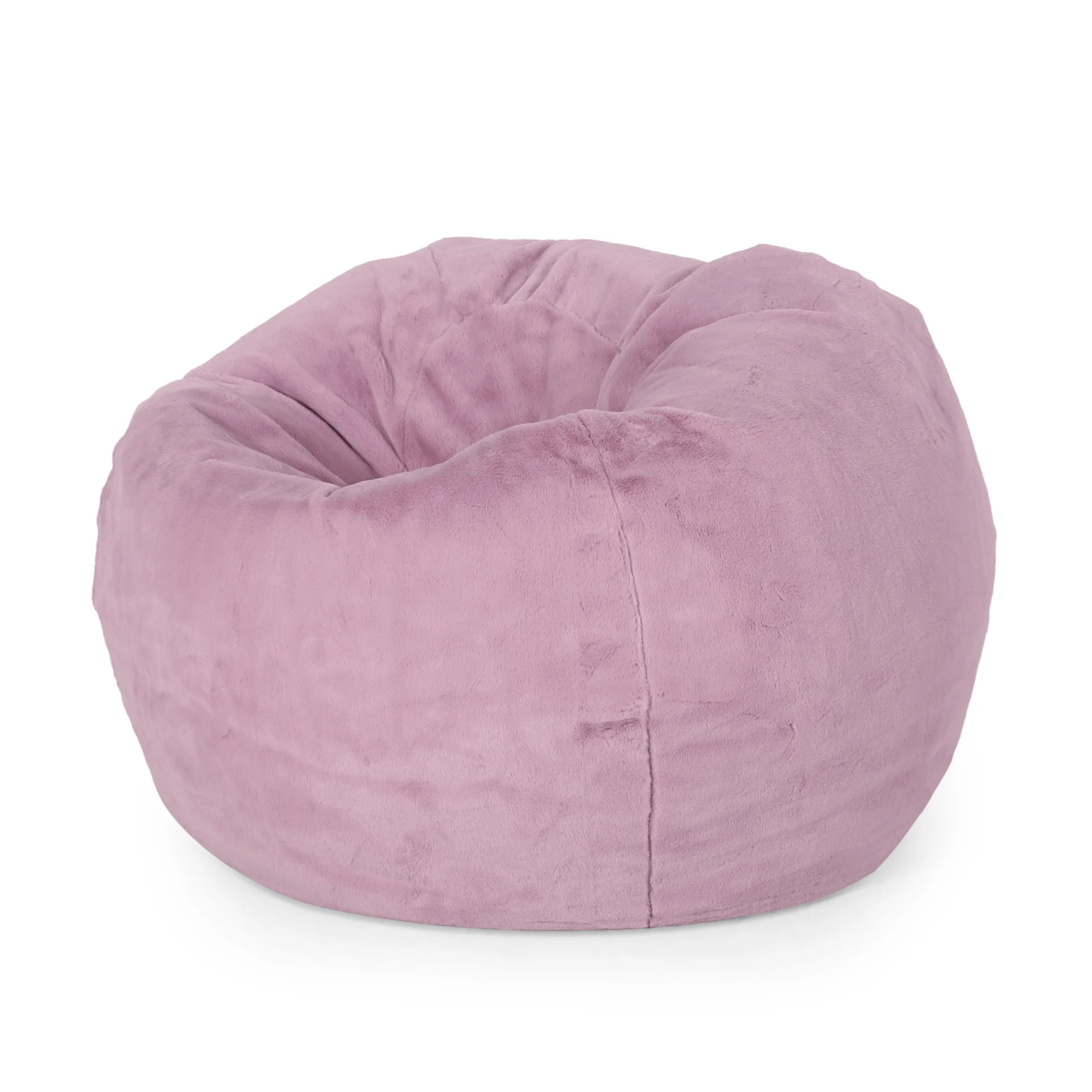 McCoy Modern Glam 3 Foot Faux Fur Bean Bag - furnishings