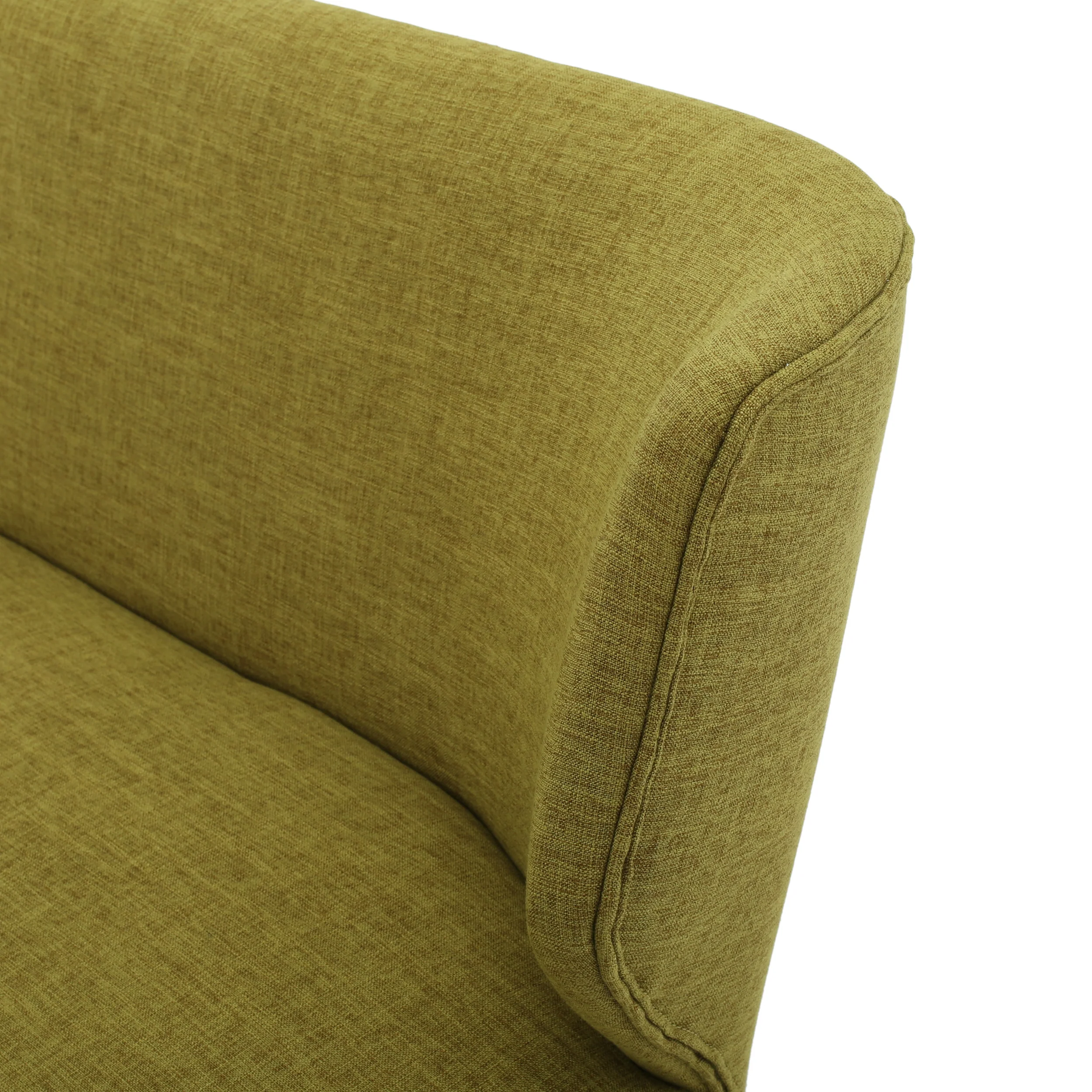 Dumont Mid Century Modern Fabric Settee - furnishings