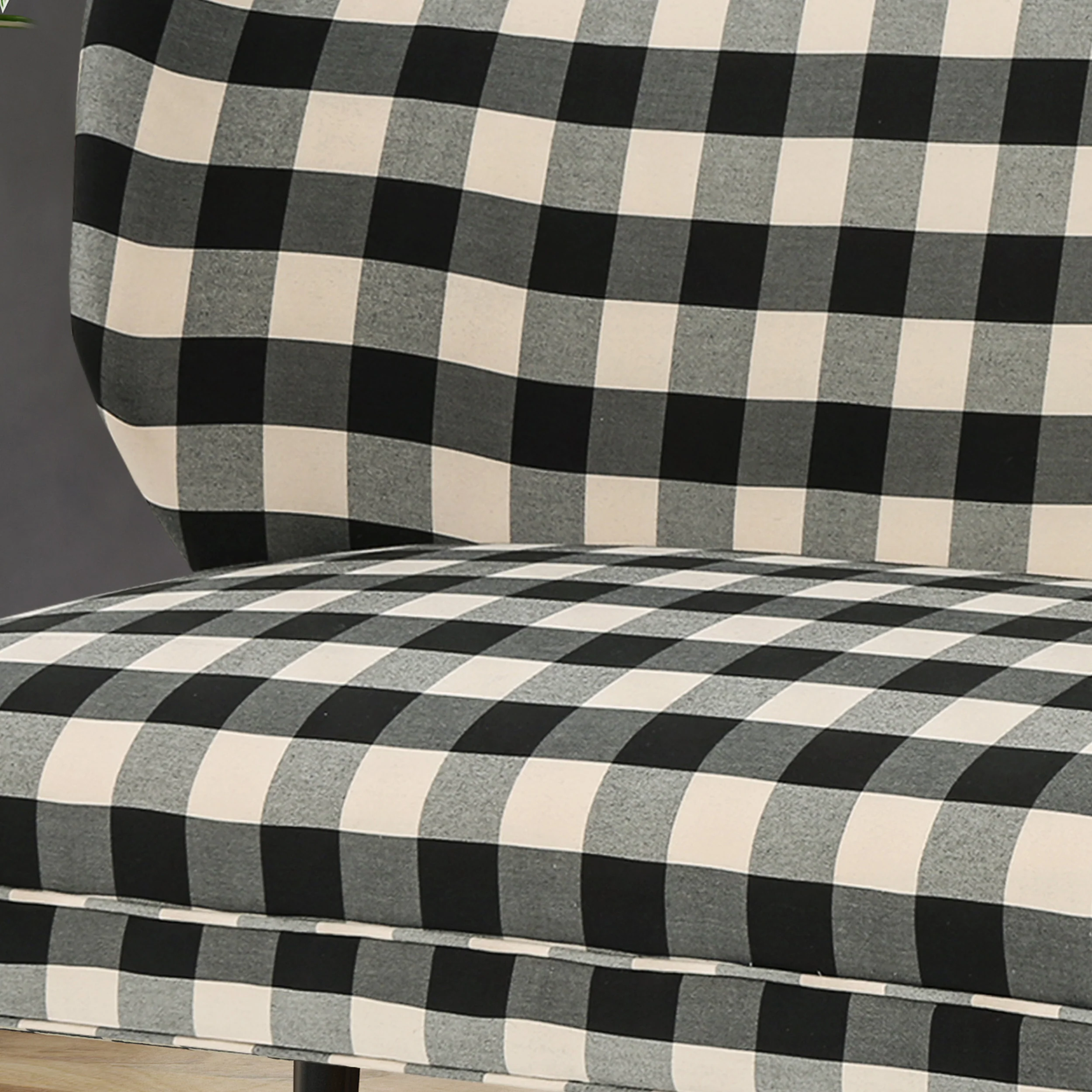 Dumont Modern Mid Century Modern Fabric Settee - furnishings