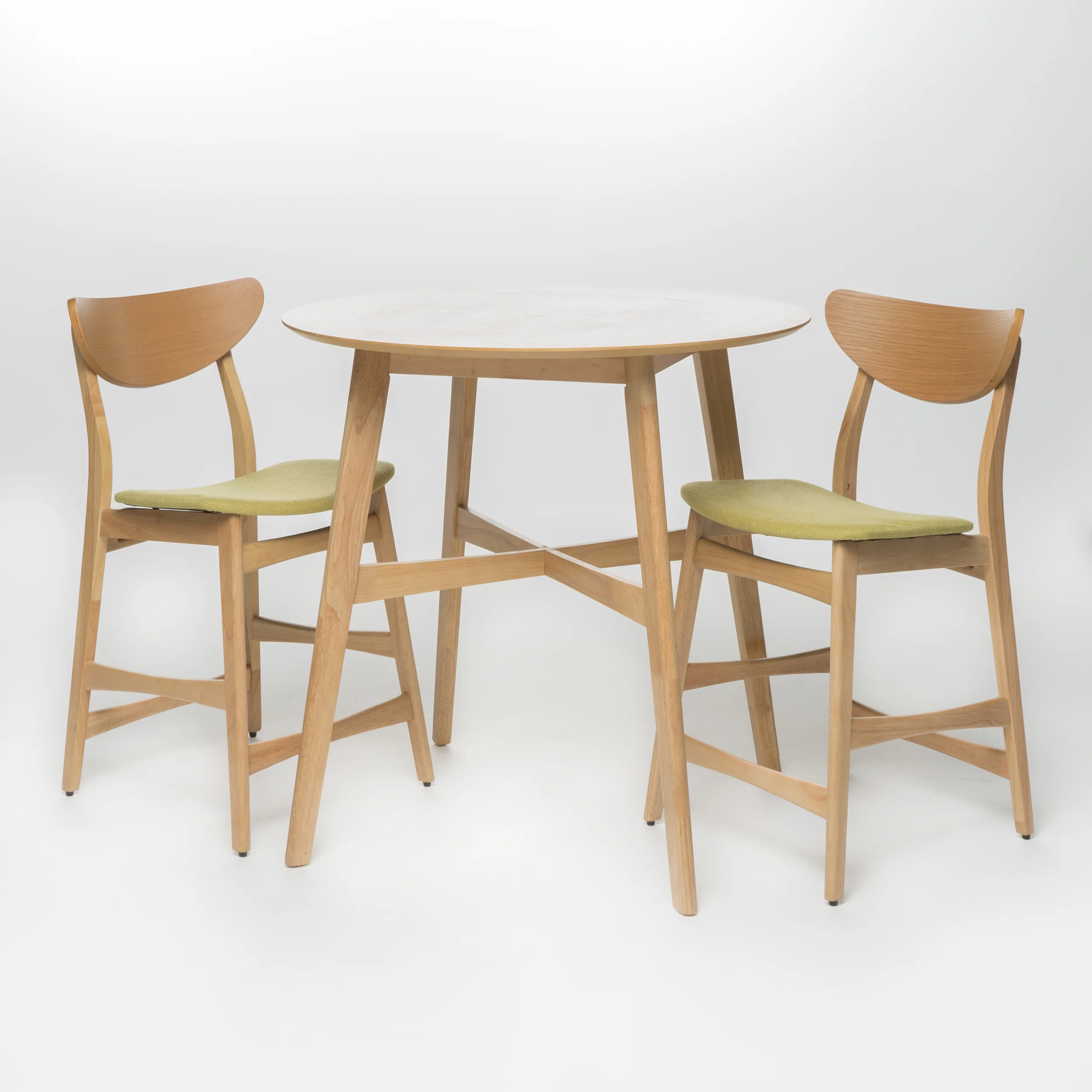 Helen Dark Fabric/ Wood Finish Counter Height Dining Set - furnishings