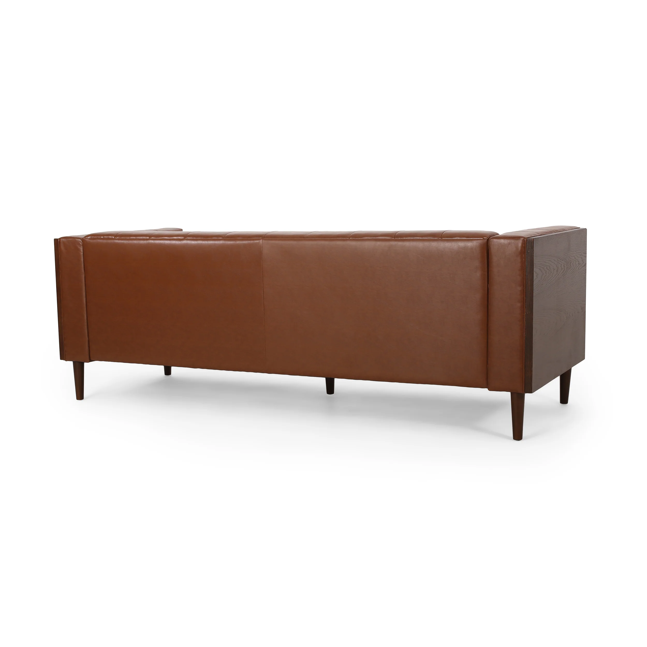 Neilan Contemporary Tufted Deep Seated Sofa with Accent Pillows - furnishings
