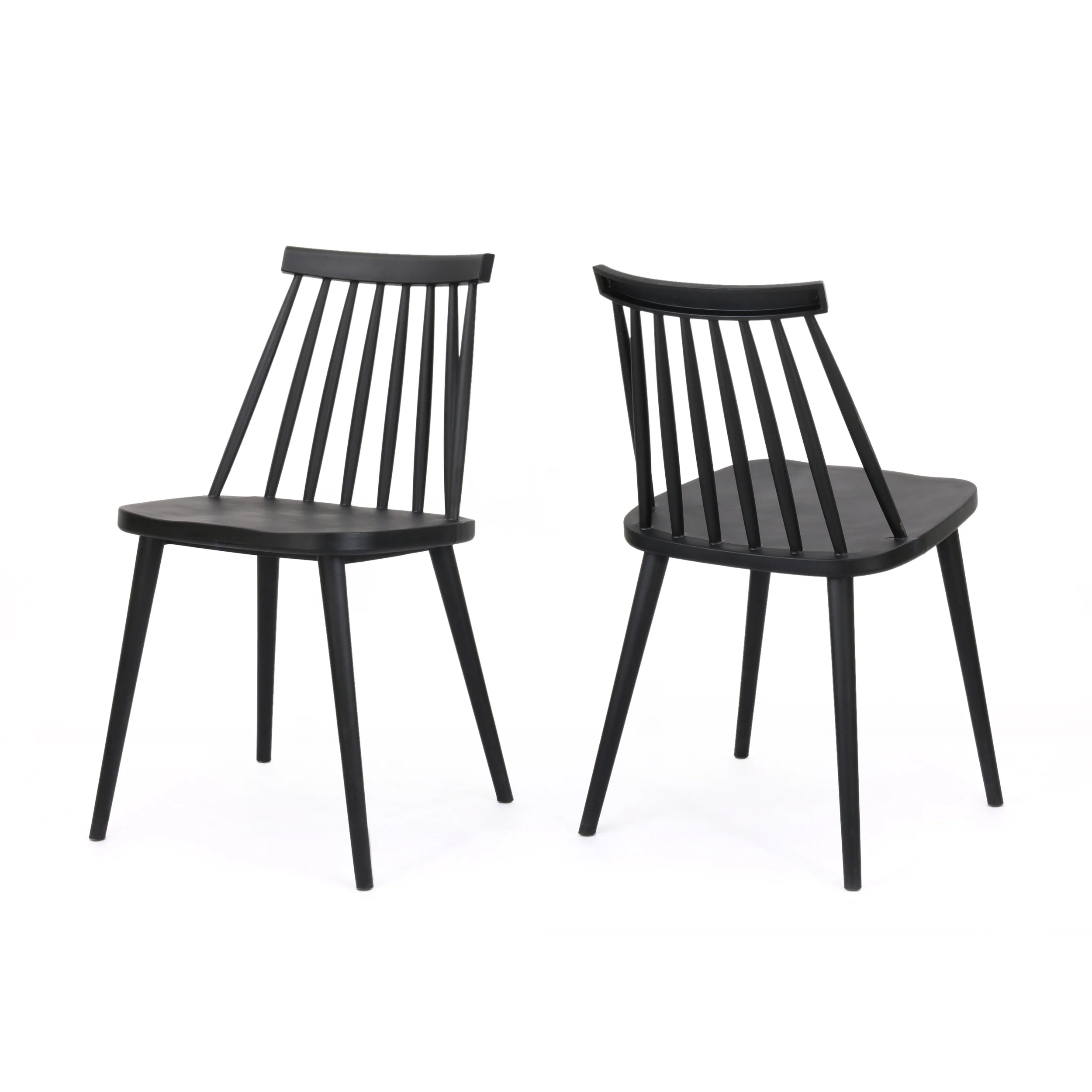 Phoebe Hume Farmhouse Spindle-Back Dining Chair (Set of 2) - furnishings