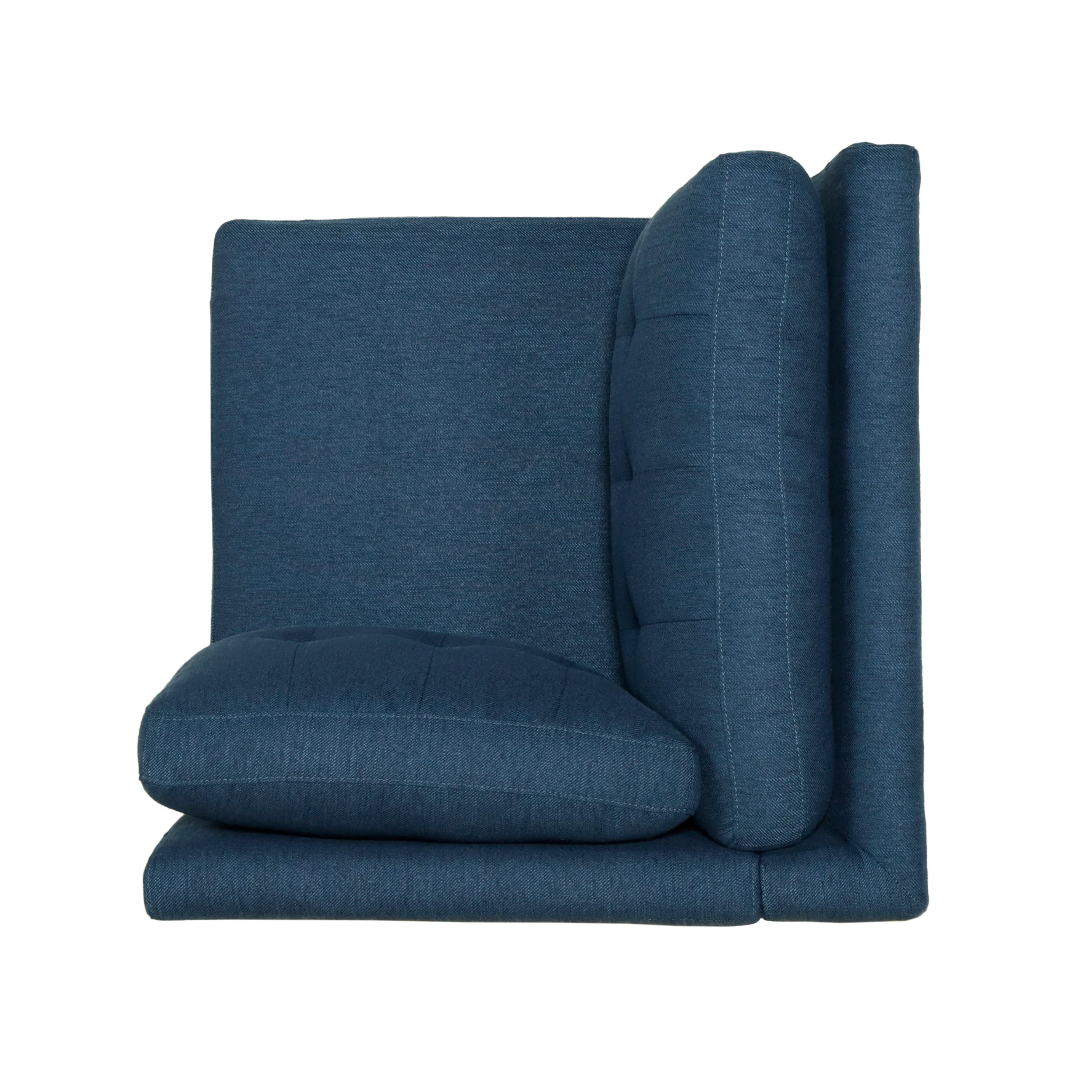 McCone Contemporary Tufted Fabric 7 Seater Sectional Sofa Set - furnishings