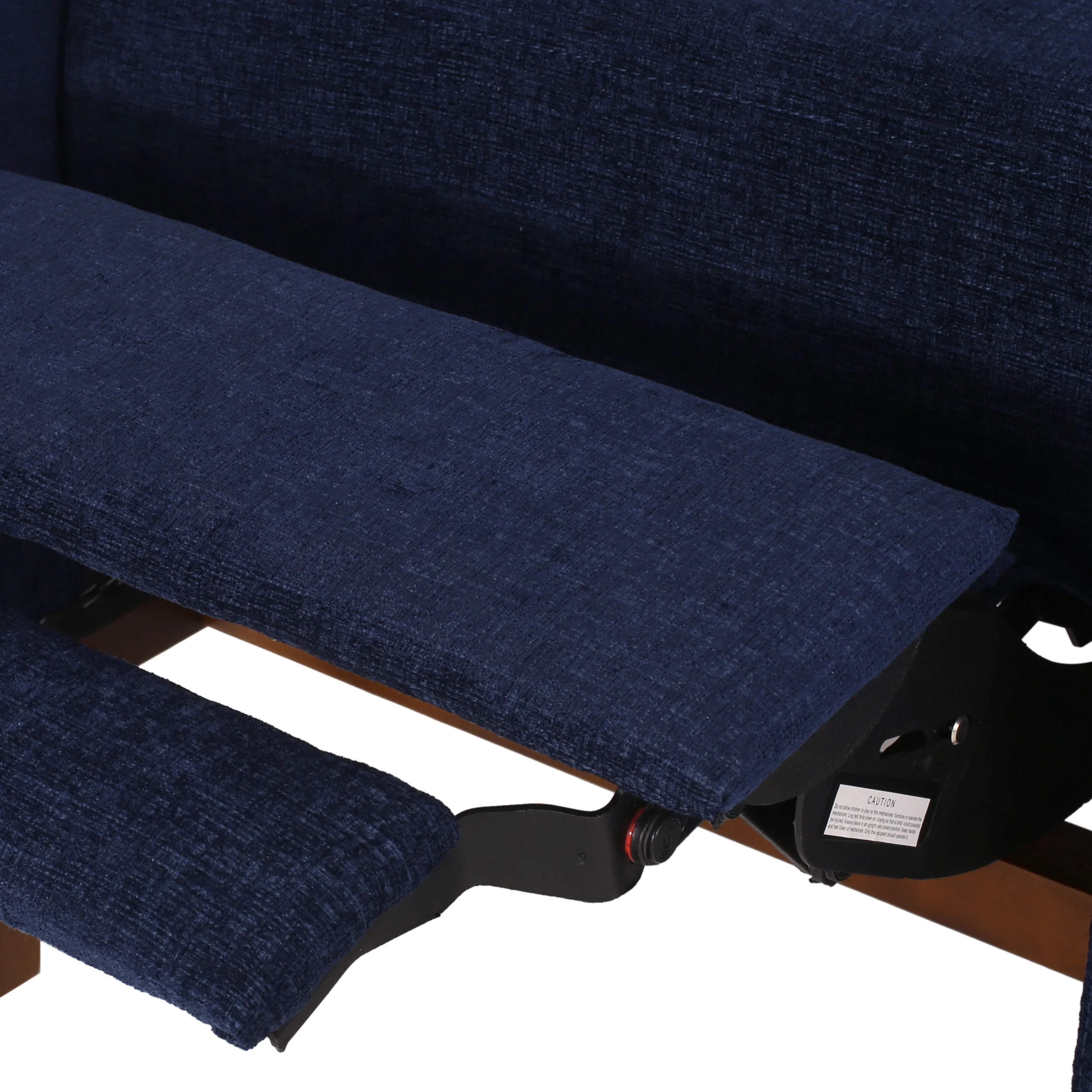 Plevna Contemporary Fabric Upholstered Pushback Recliner - furnishings