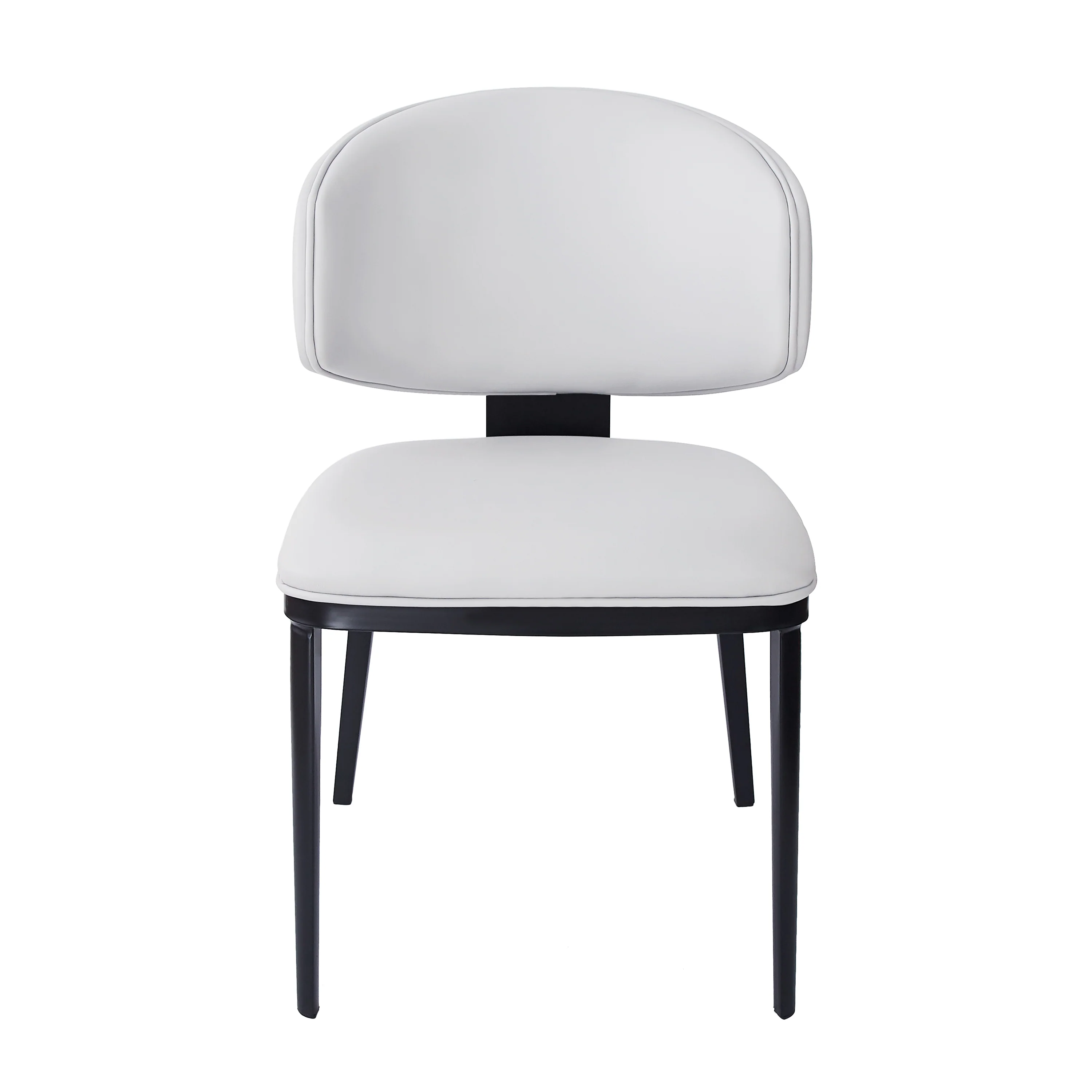 Lunare Modern PU Leather Upholstered Dining Chairs, Set of 2 - furnishings