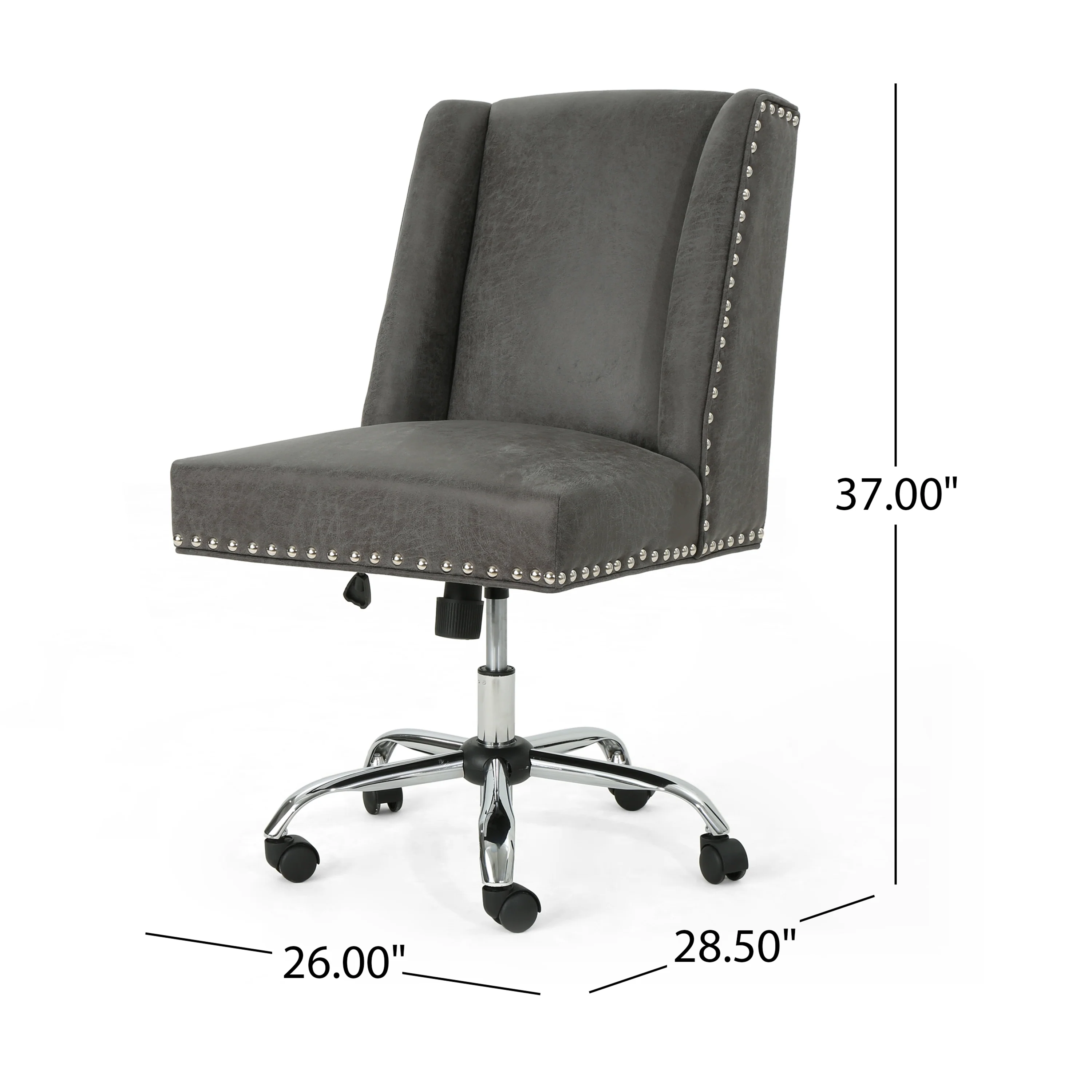 Quentin Home Office Microfiber Desk Chair - furnishings
