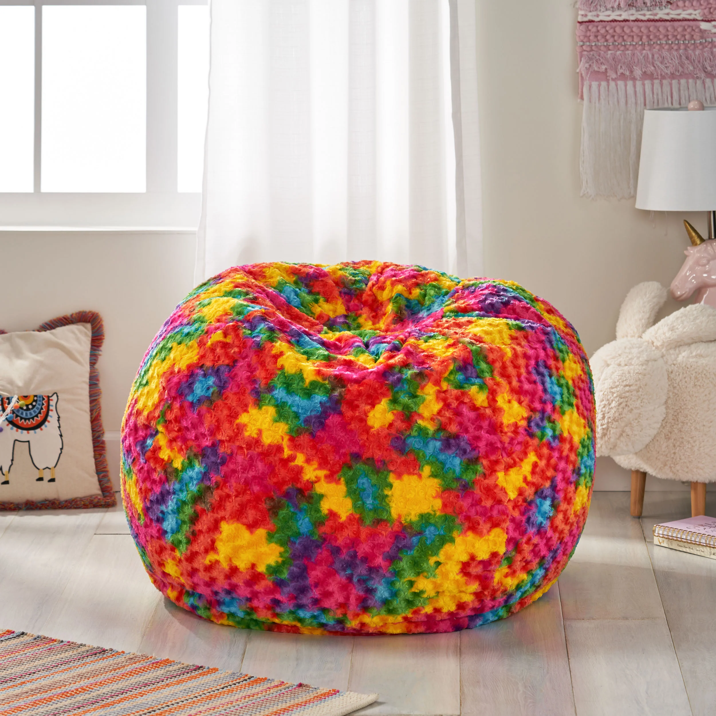 Riott Modern Glam 3 Foot Tie-Dye Bean Bag - furnishings