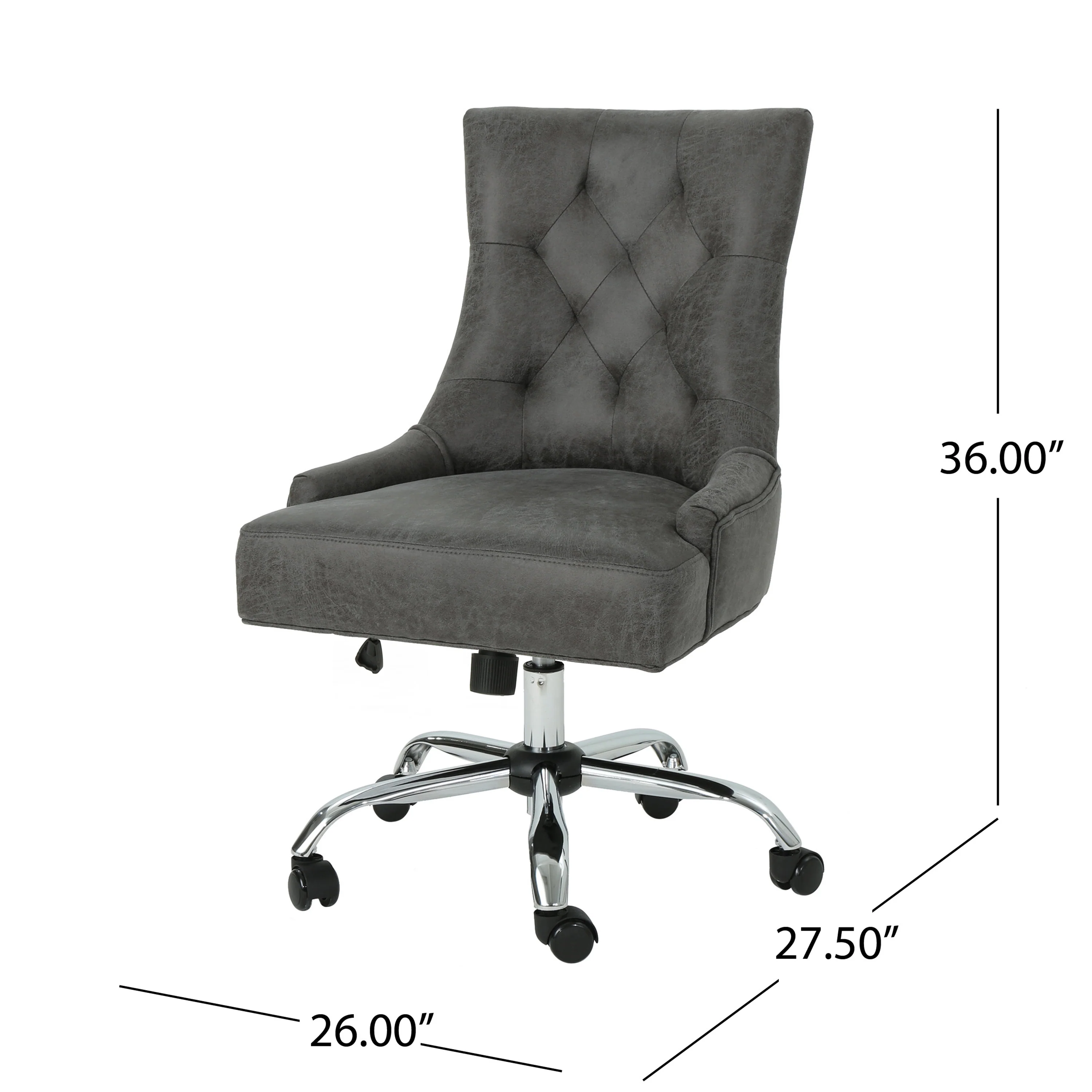 Bagnold Home Office Microfiber Desk Chair - furnishings