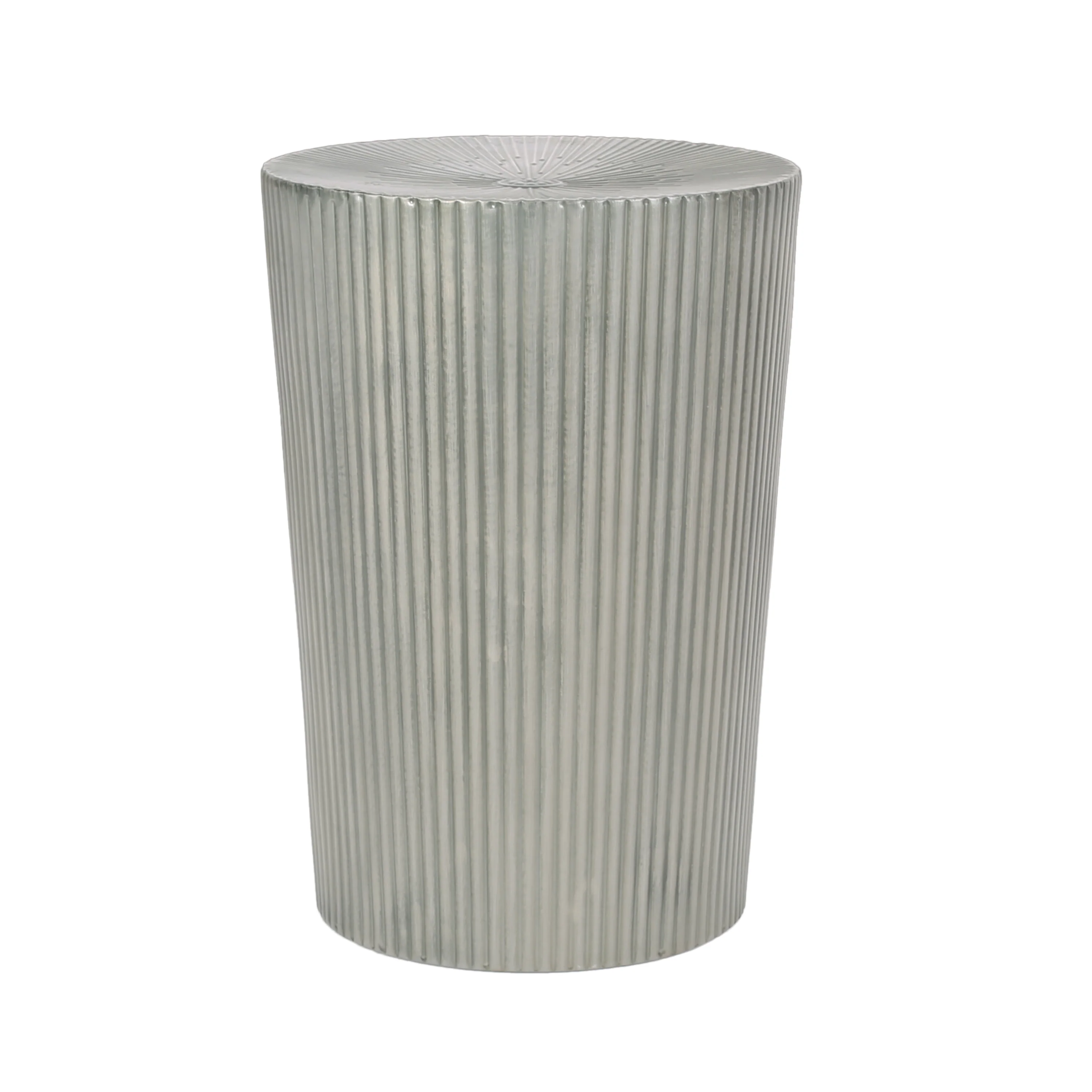 Pamsha Modern Iron Sunburst Side Table - furnishings