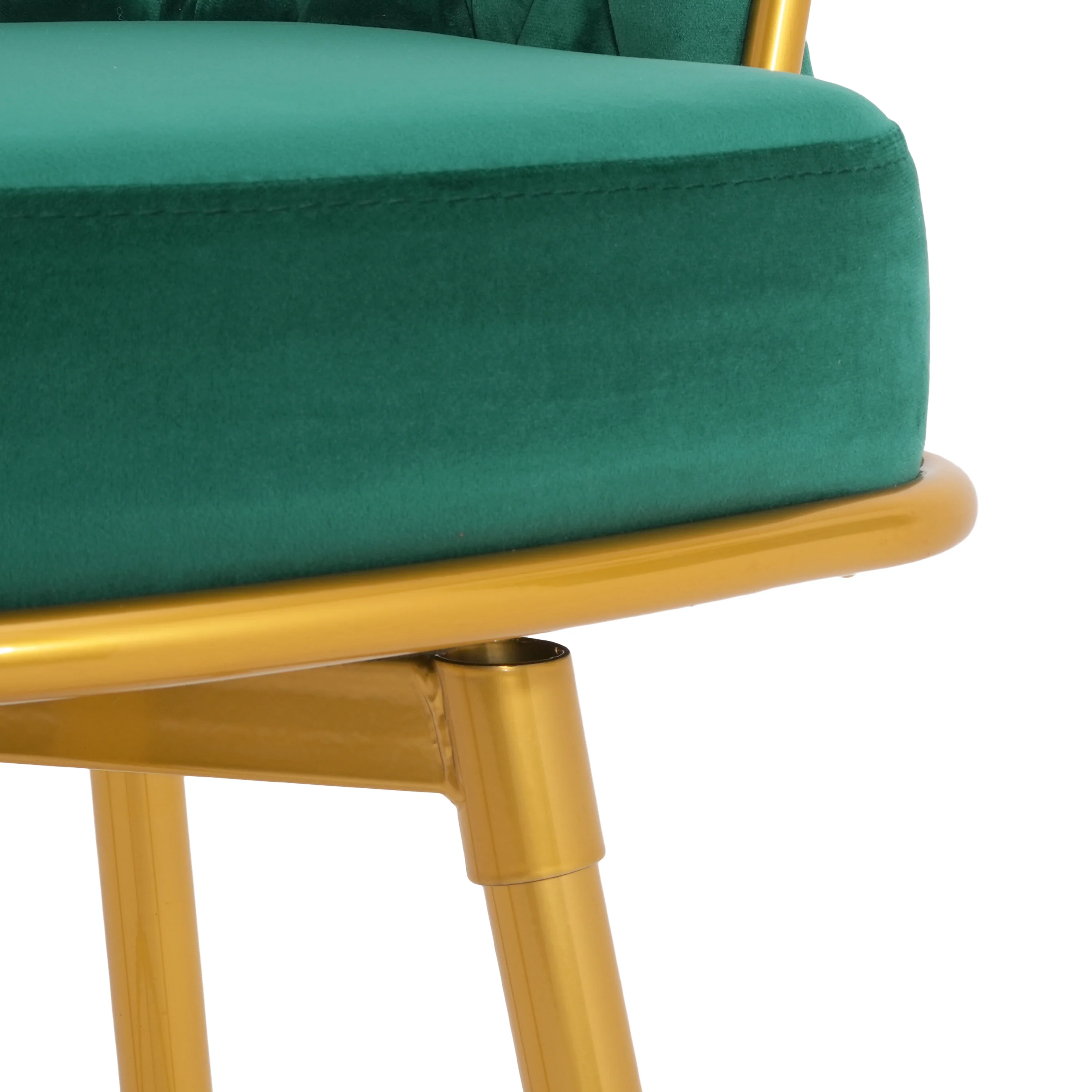 Flufy Modern Rubberwood Upholstered Dining Chairs - furnishings