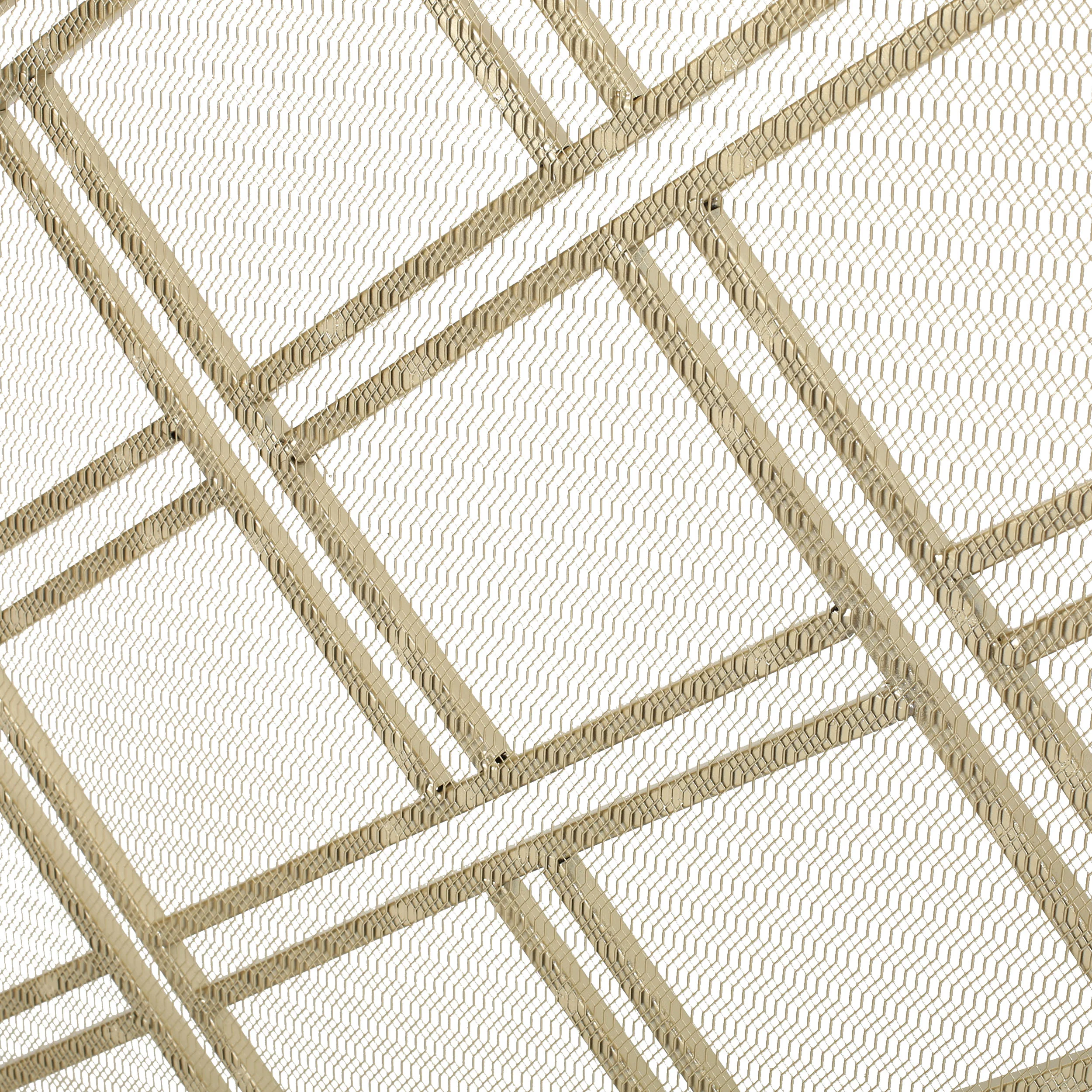 Josette Contemporary Single-Panel Iron Fireplace Screen - furnishings