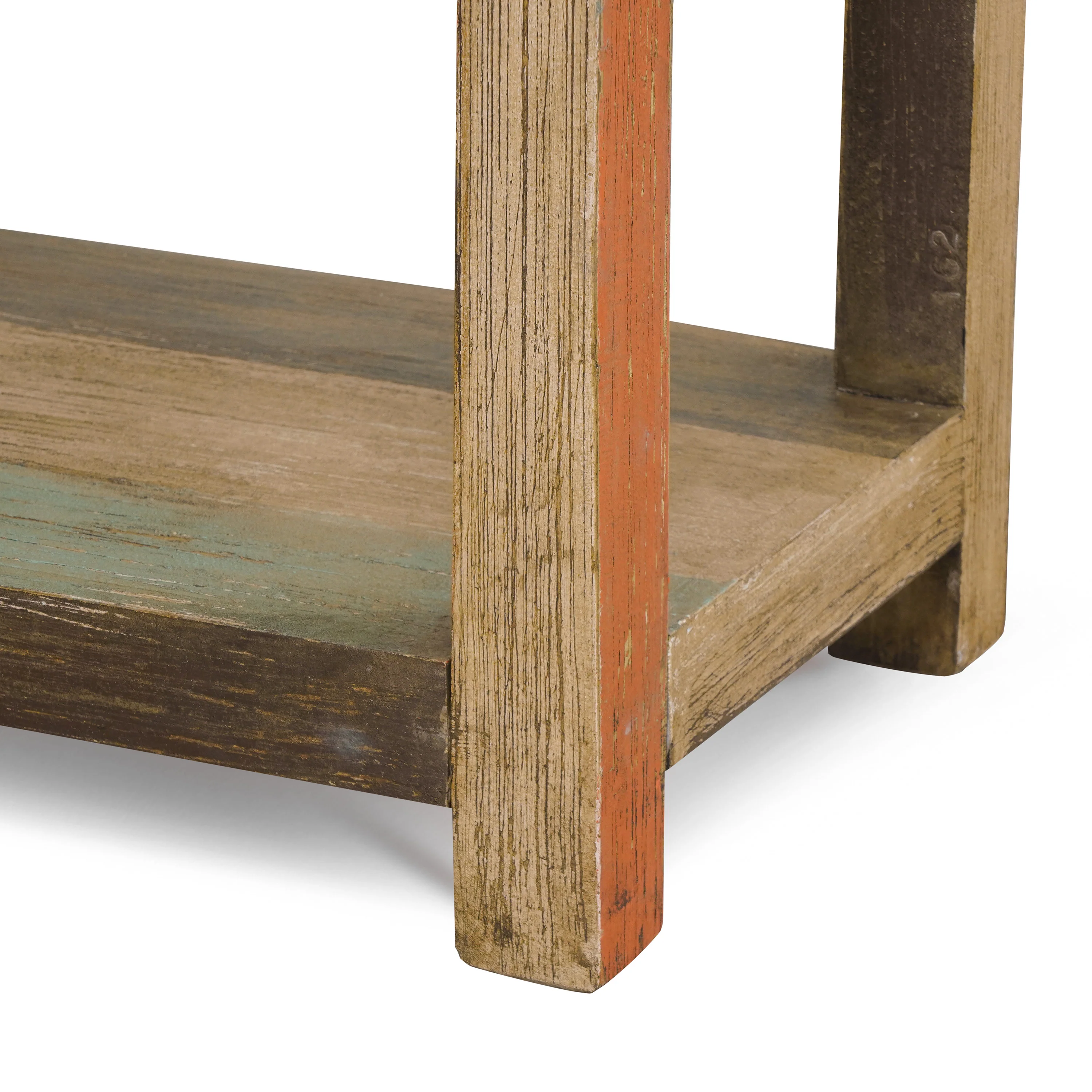 Tracey Handmade Distressed Mango Wood Console Table, Multicolored - furnishings