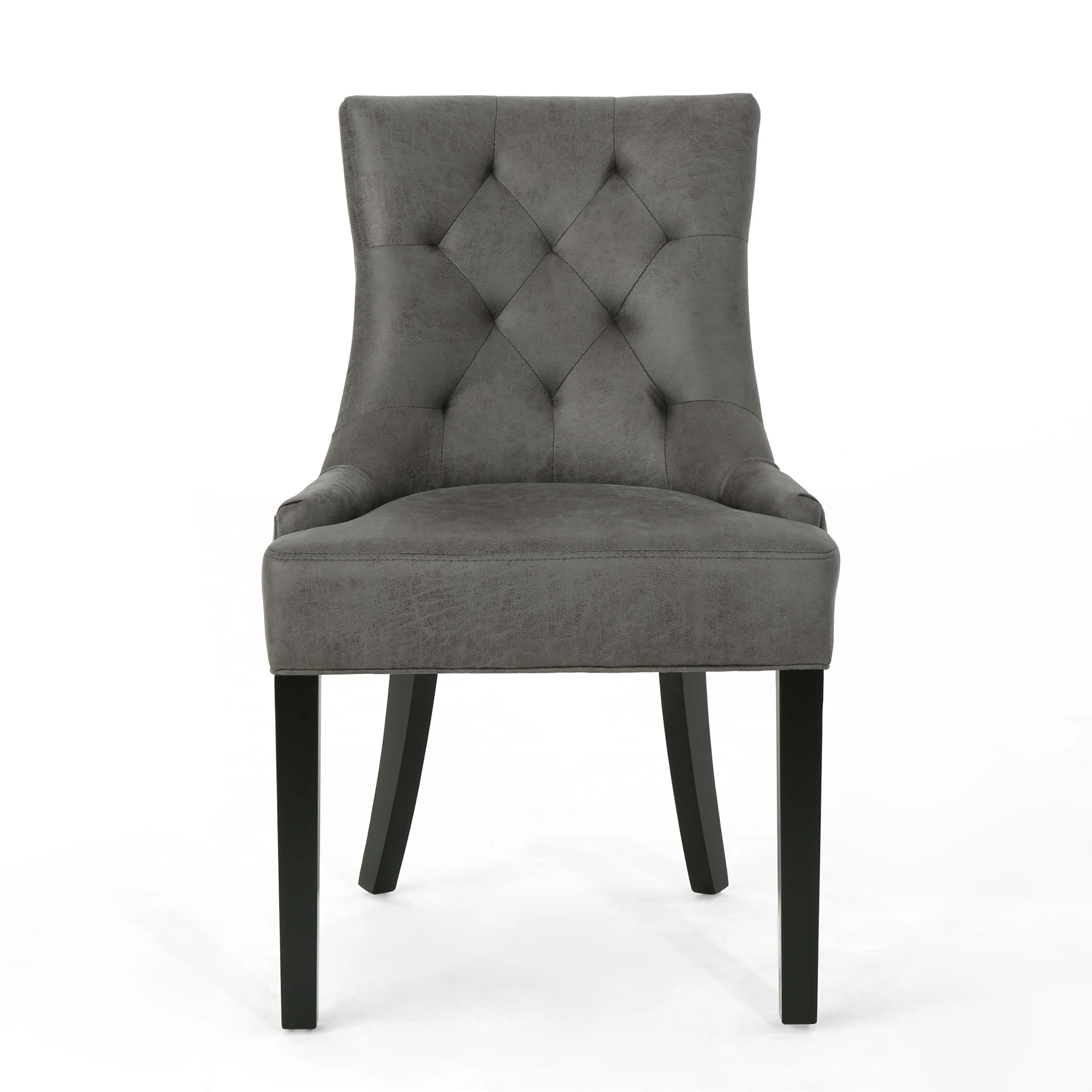 Sarah Traditional Microfiber Dining Chairs (Set of 2) - furnishings