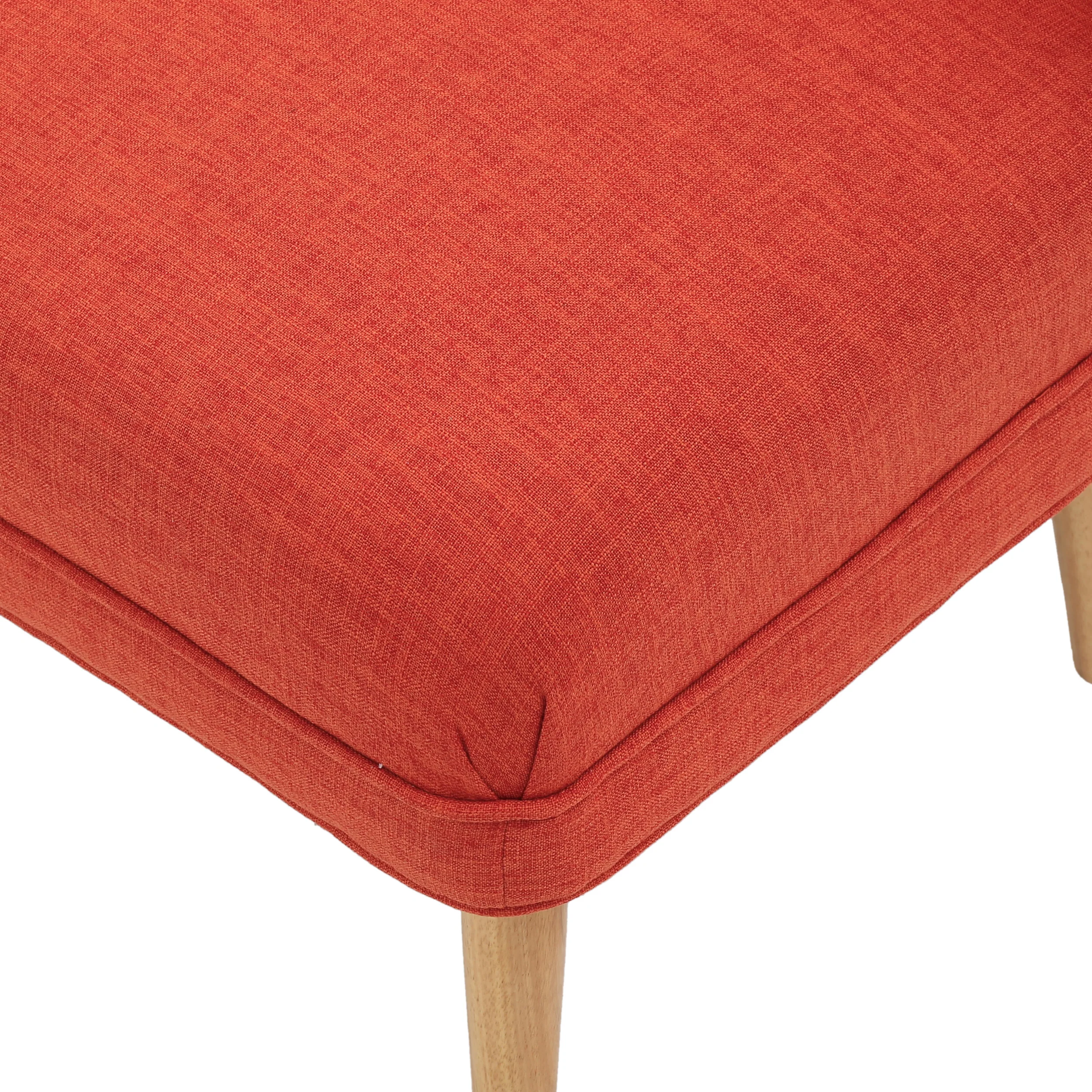 Dumont Mid Century Modern Fabric Settee - furnishings