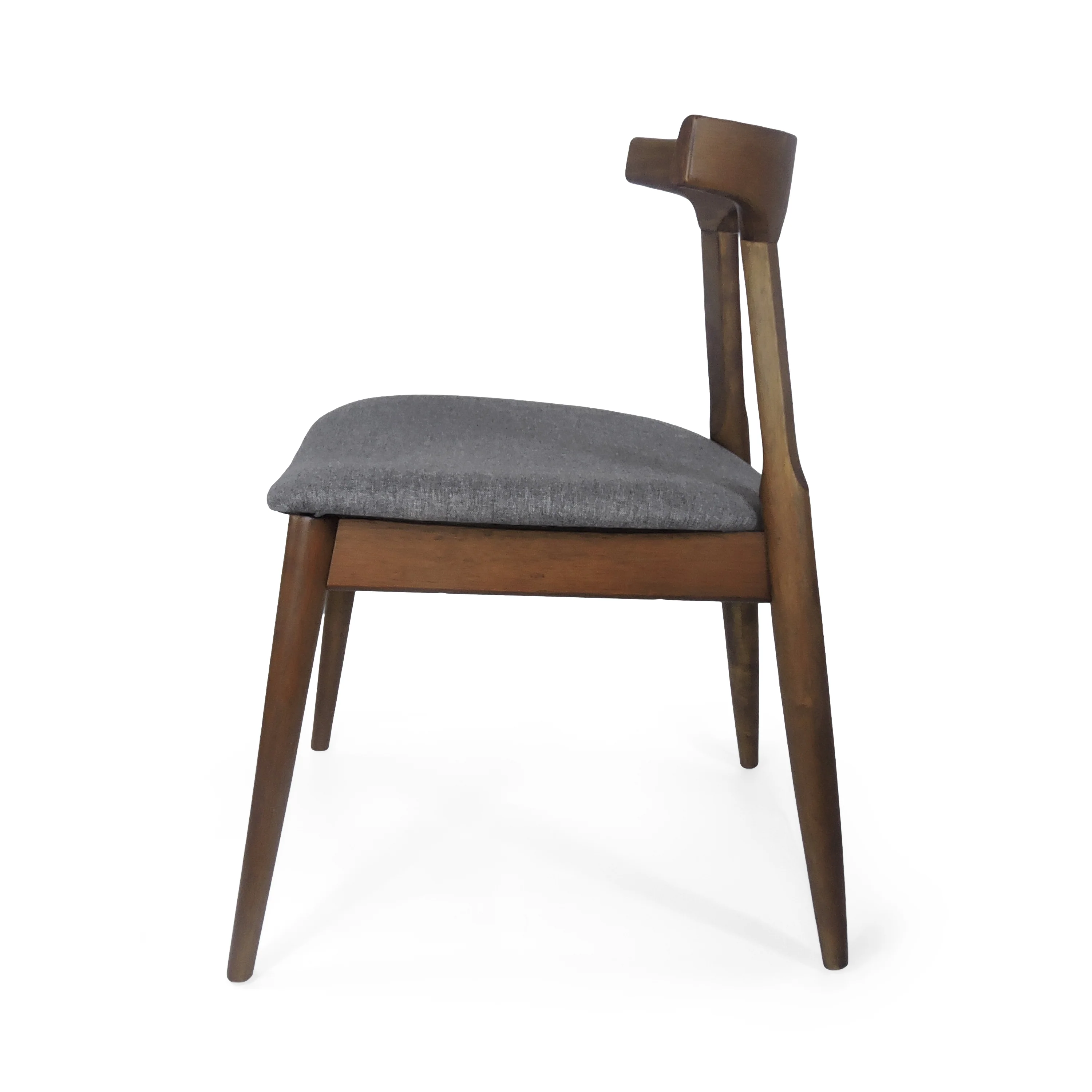 Danmore Mid Century Modern Fabric Upholstered Dining Chairs, Set of 4 - furnishings