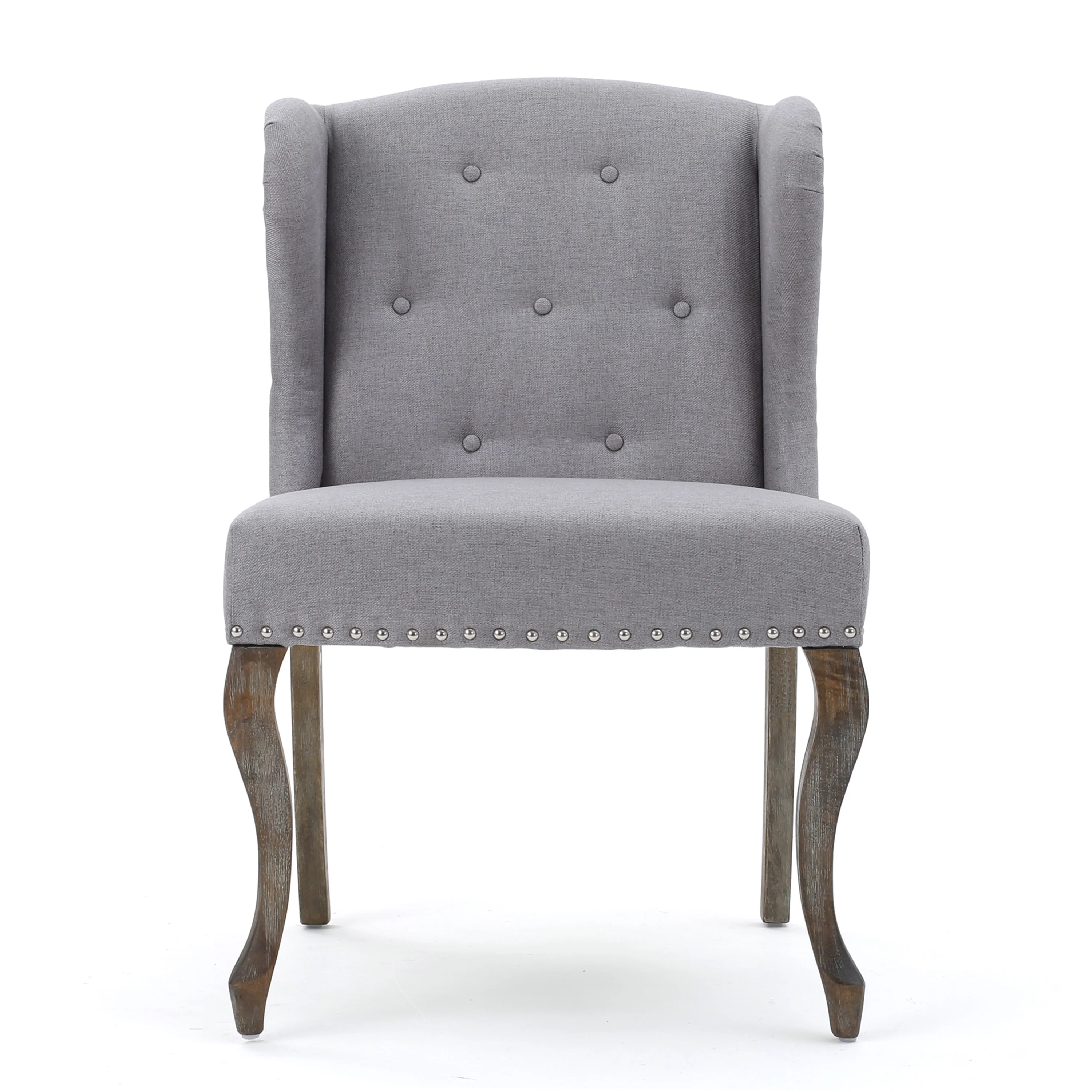 Asheville Modern Fabric Wingback Chair (Set of 2) - furnishings