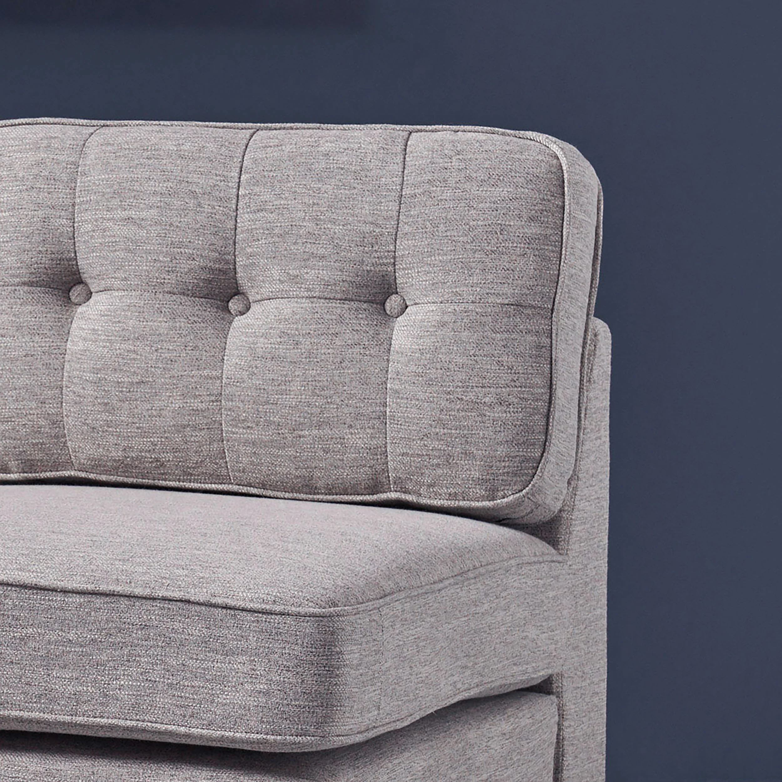 Crowningshield Fabric Slipper Chairs with Button Accents (Set of 2) - furnishings