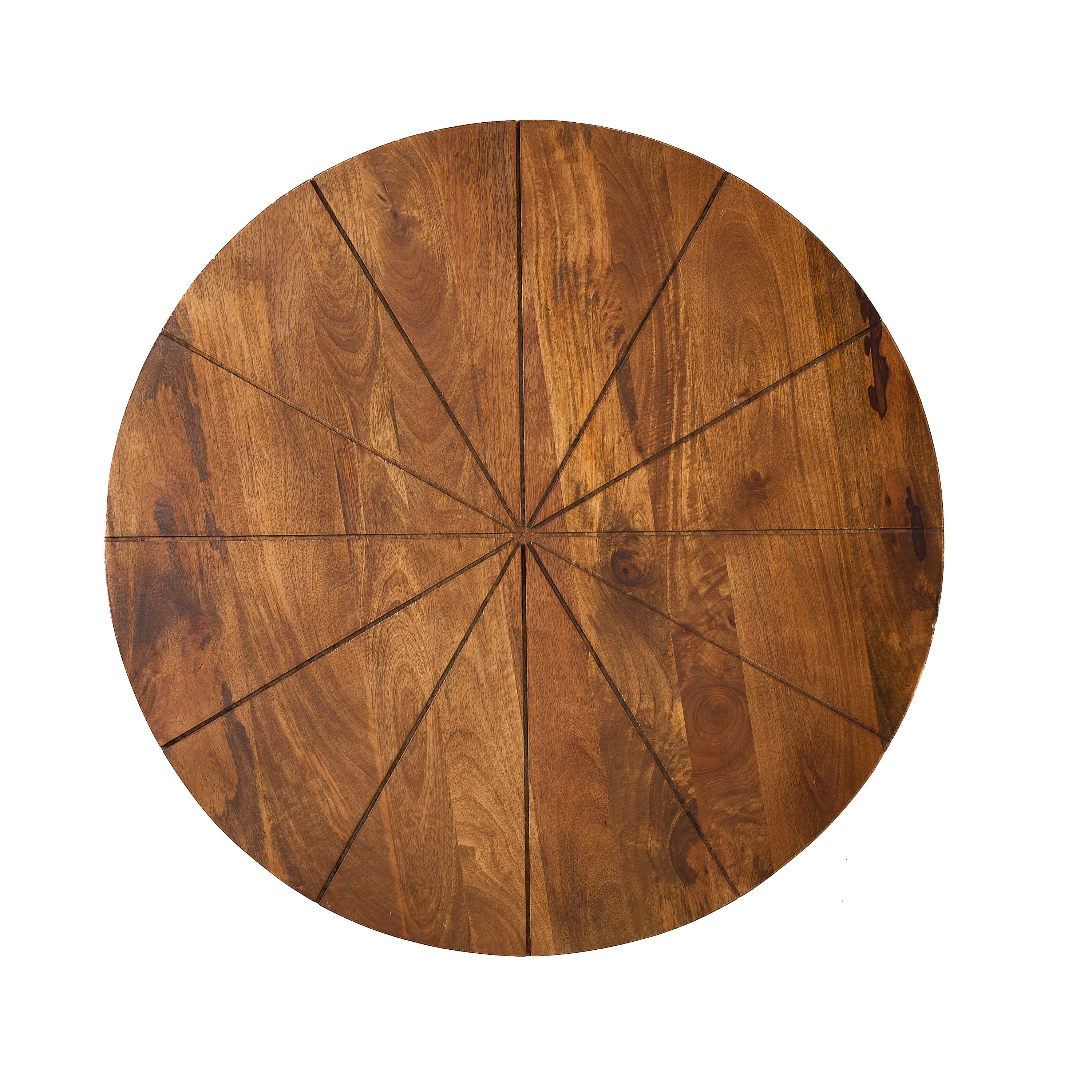 Oluwatomi Handcrafted Boho Mango Wood and Iron Coffee Table - furnishings