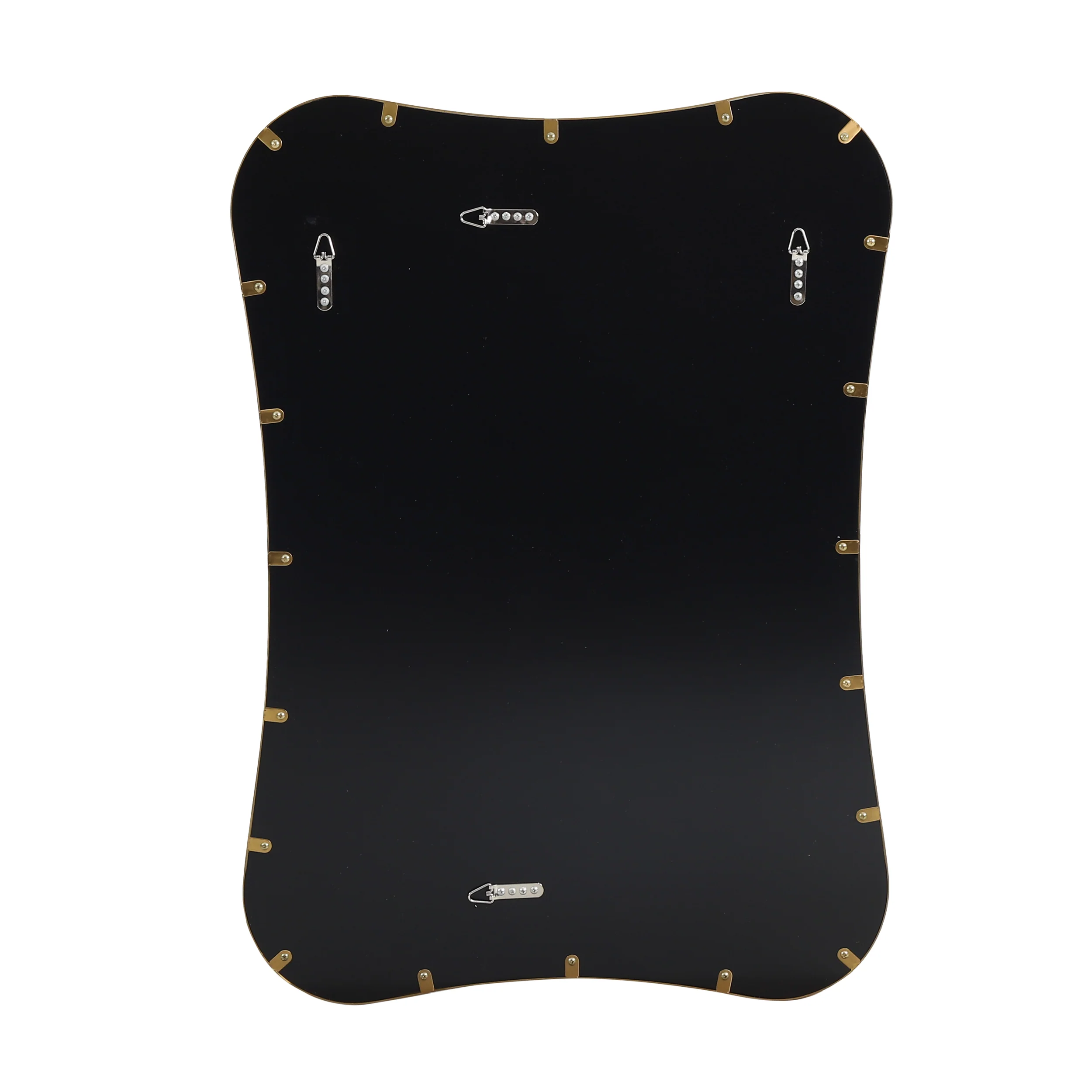 Bostick Contemporary Rounded Rectangular Wall Mirror - furnishings