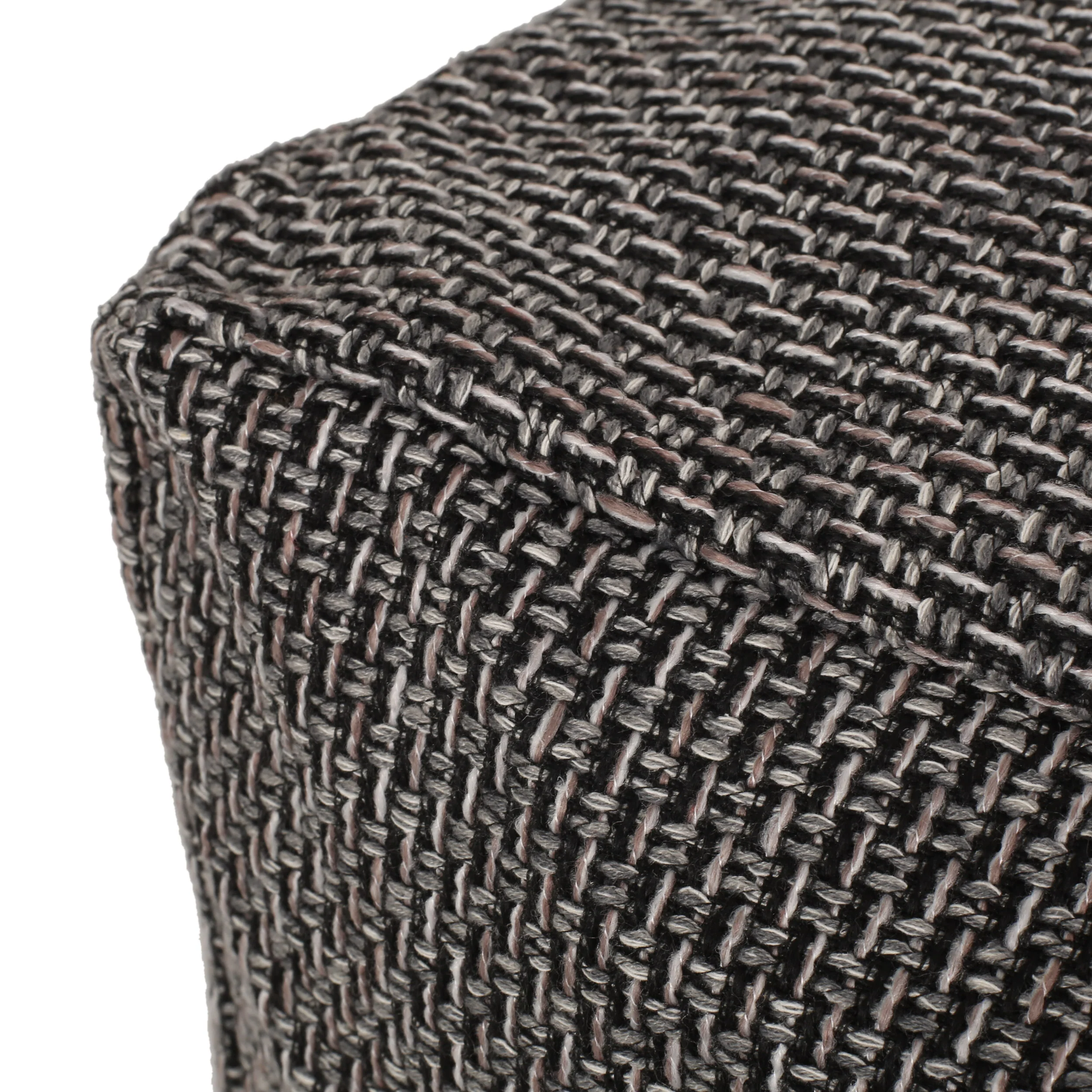 Larrick Contemporary Fabric Pouf - furnishings