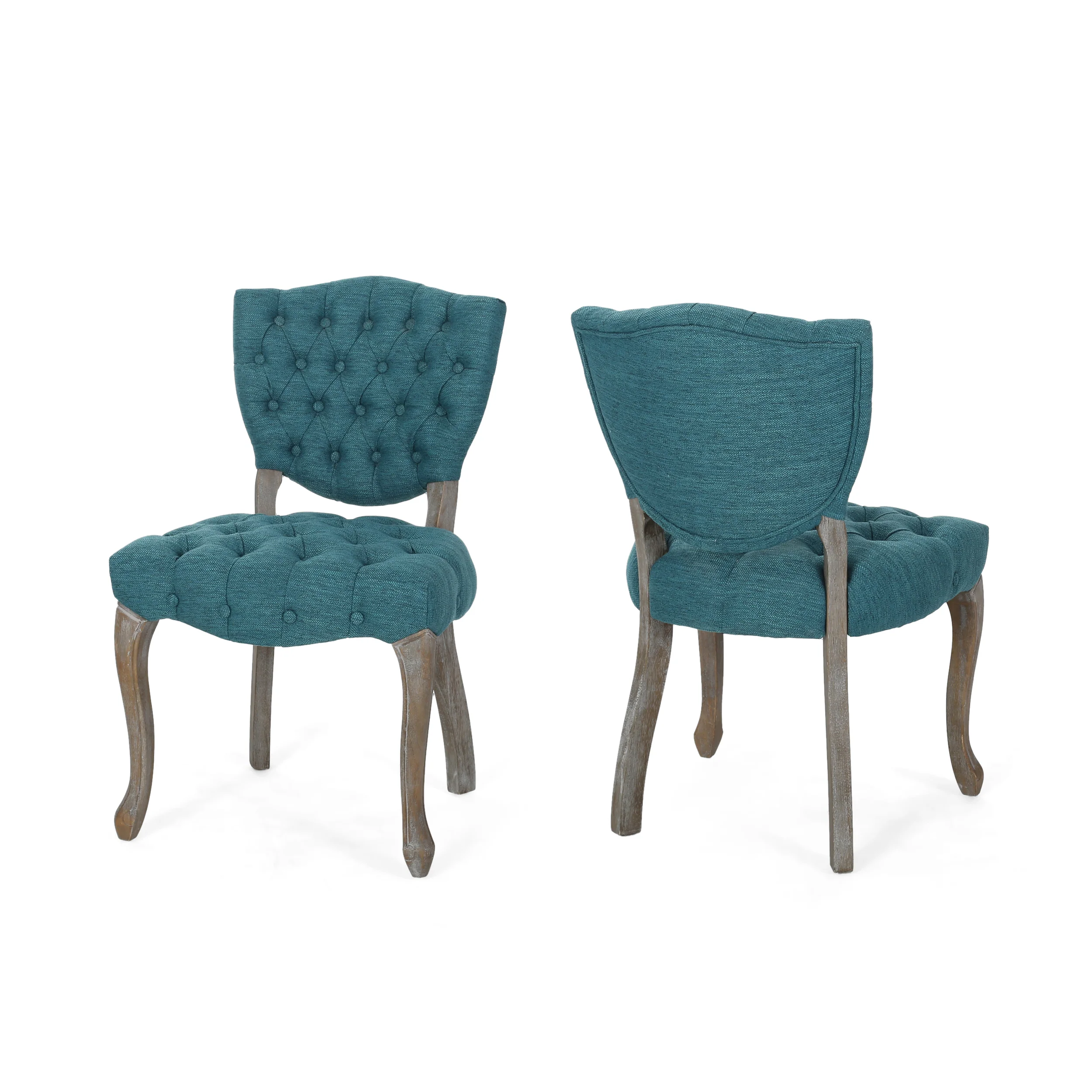 Case Tufted Dining Chair with Cabriole Legs (Set of 2) - furnishings