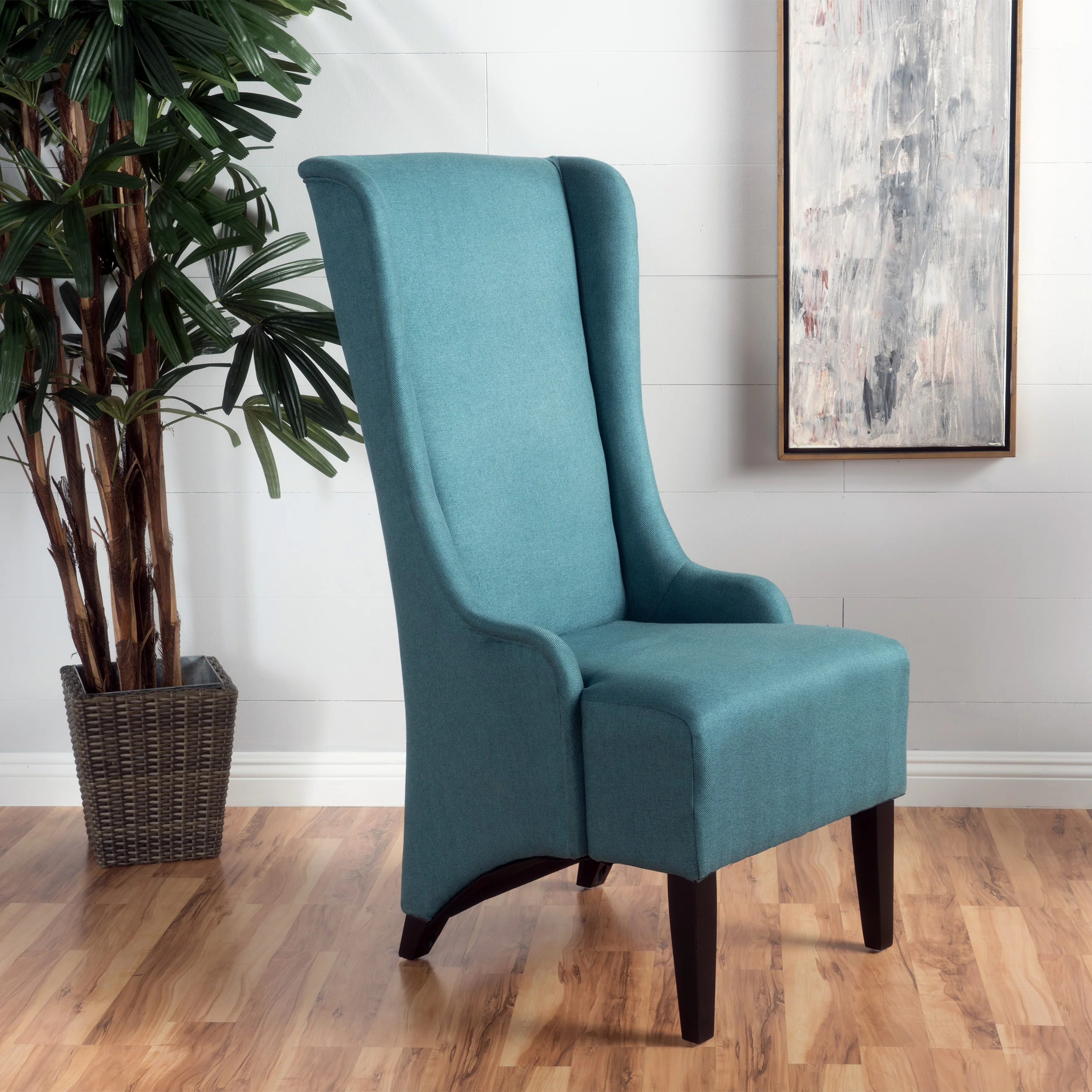 Sheldon Traditional Design High Back Fabric Dining Chair - furnishings