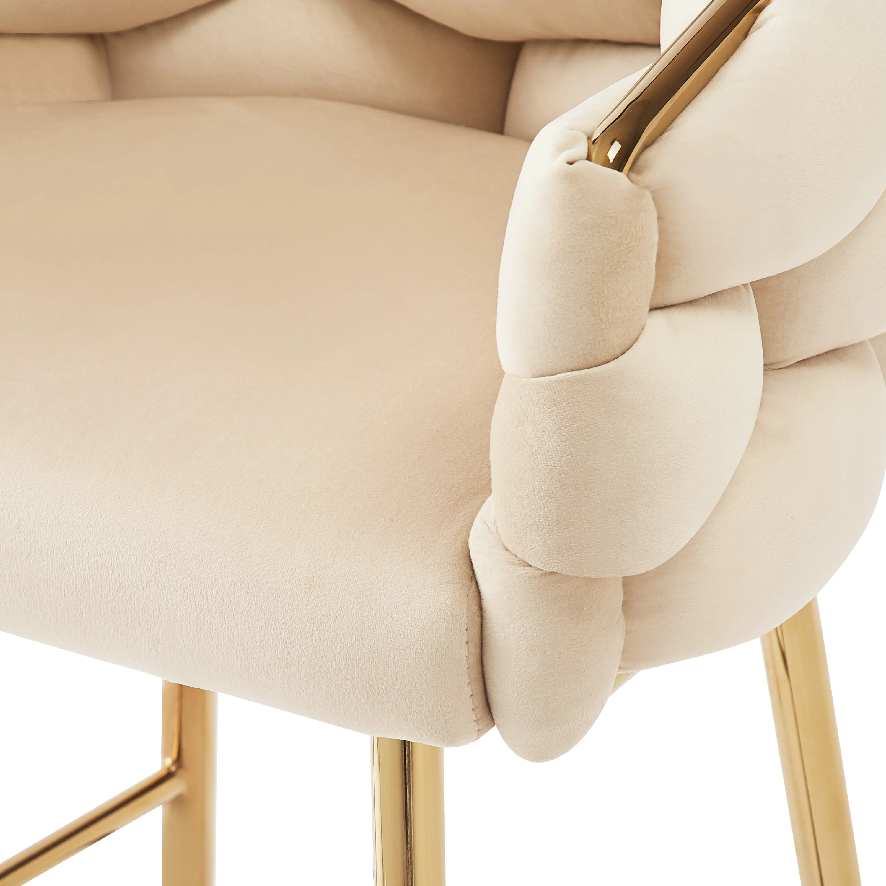 Reede Modern Upholstered Flannelette Counter Stools - furnishings
