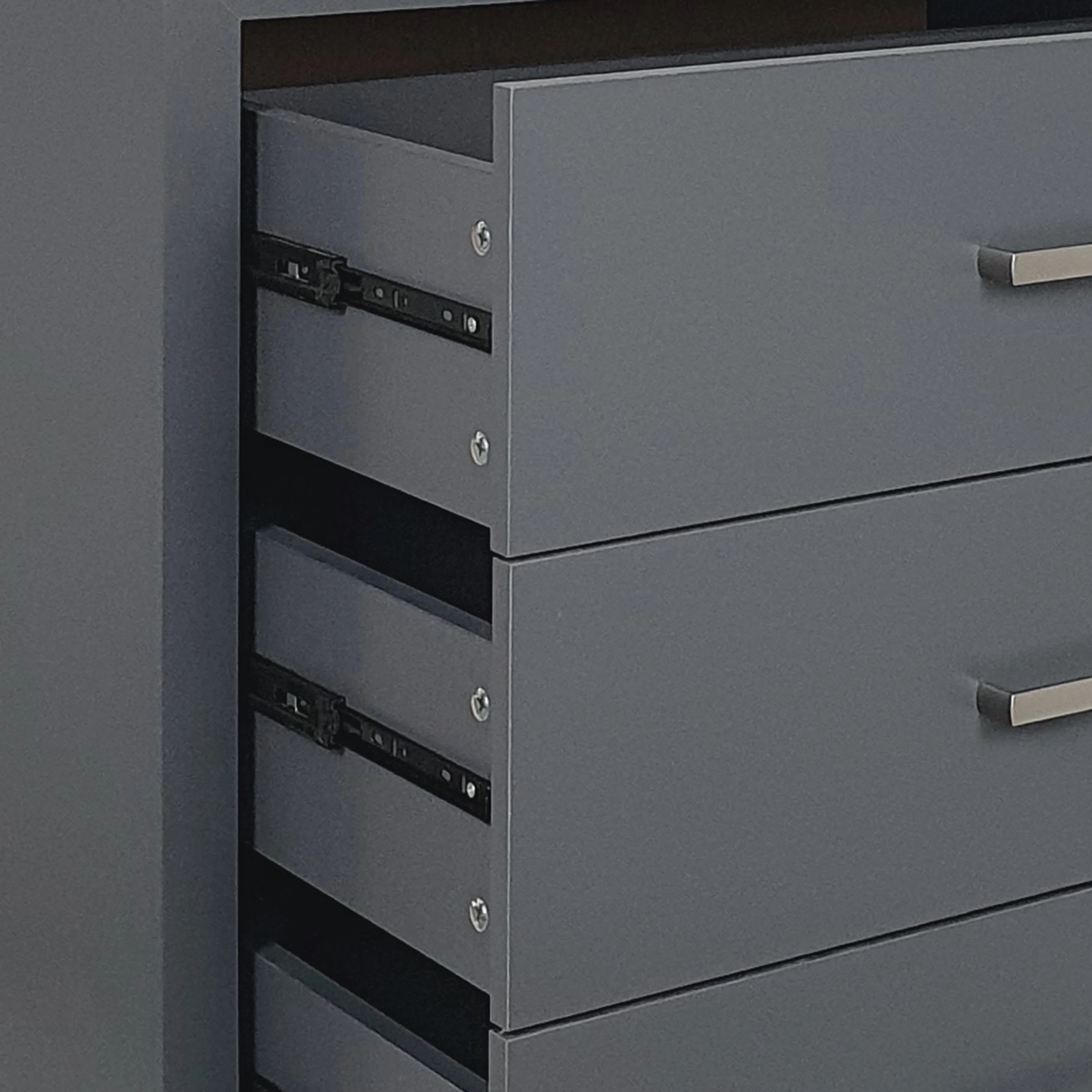Borah Contemporary Faux Wood 4 Drawer Dresser - furnishings